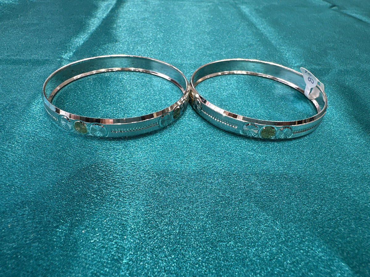 Designer Silver Bangles
