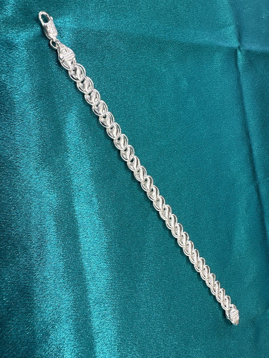 Men’s Designer Silver Bracelet (8mm)