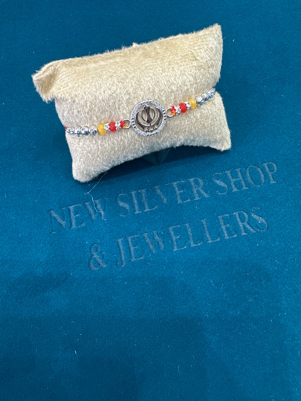 Silver Fancy Rakhi