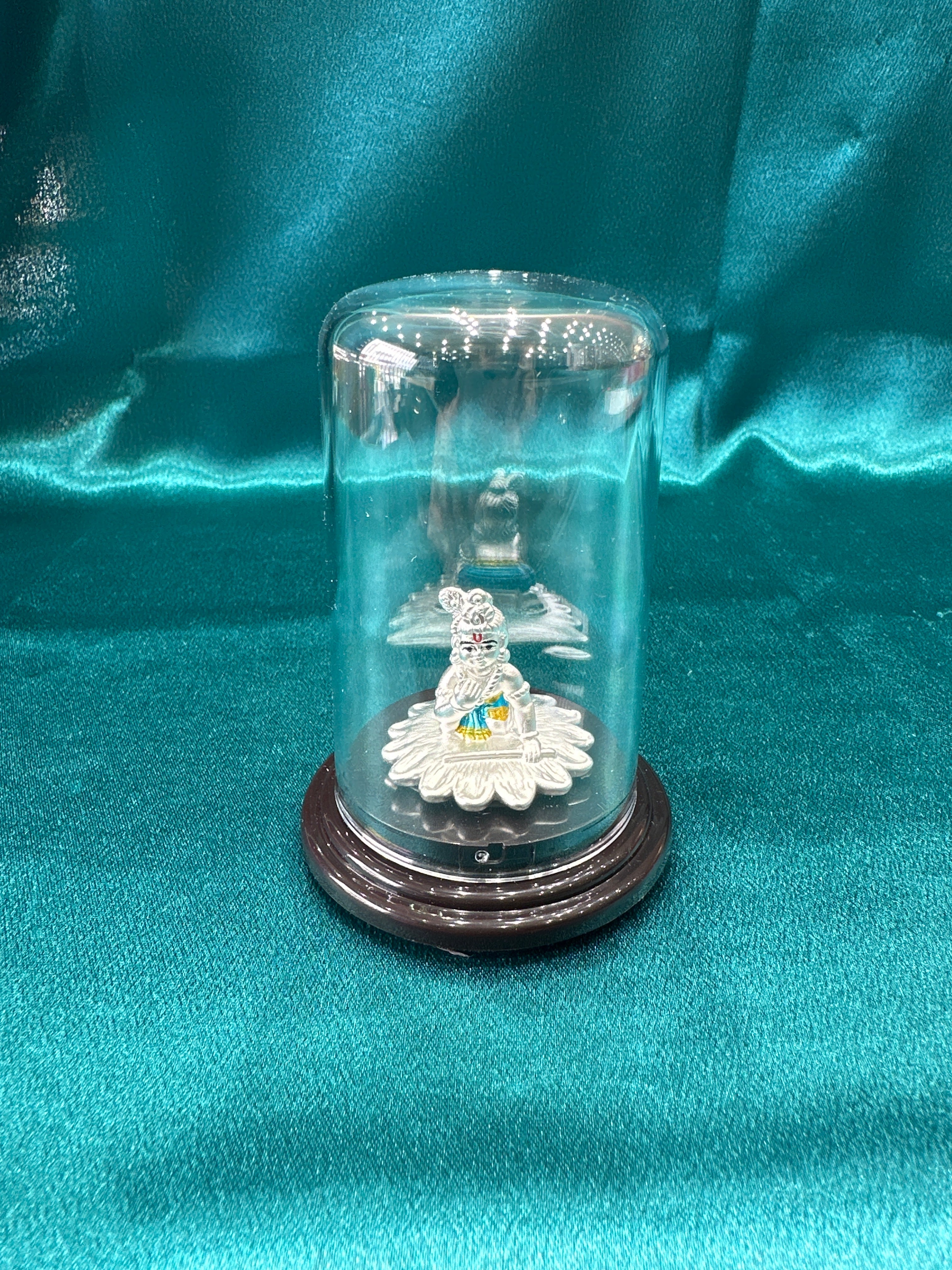 Pure Silver Krishna Ji Idol (Murti)