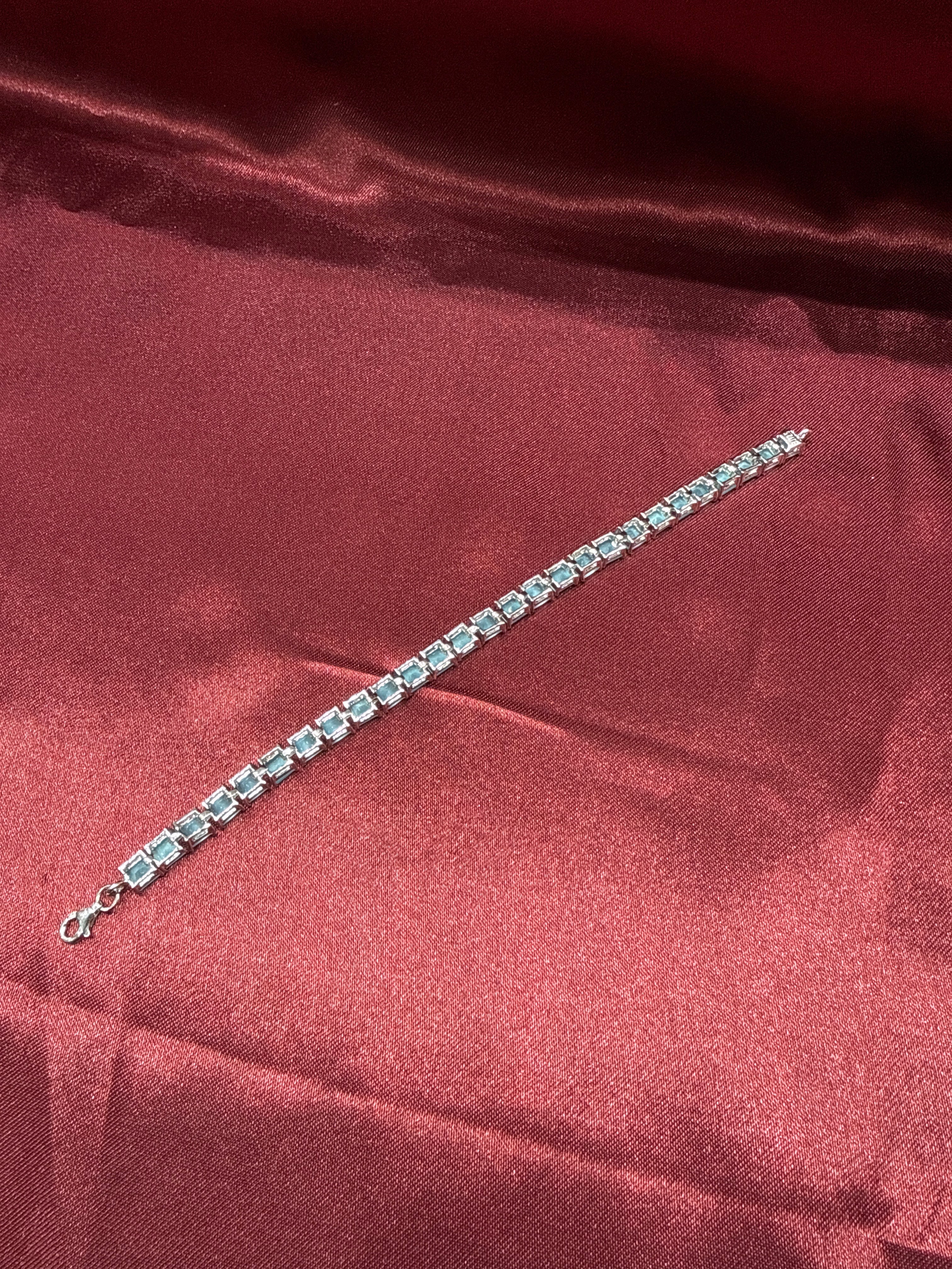 Women’s Fancy Silver 925 Tennis Bracelet (5mm)