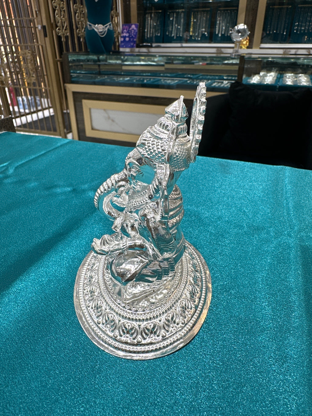 Silver Ganesh Ji Idol
