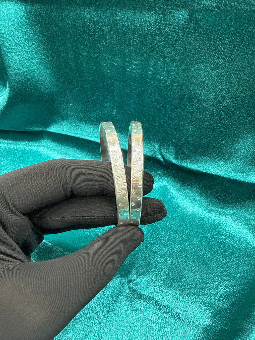 Designer Silver Bangles