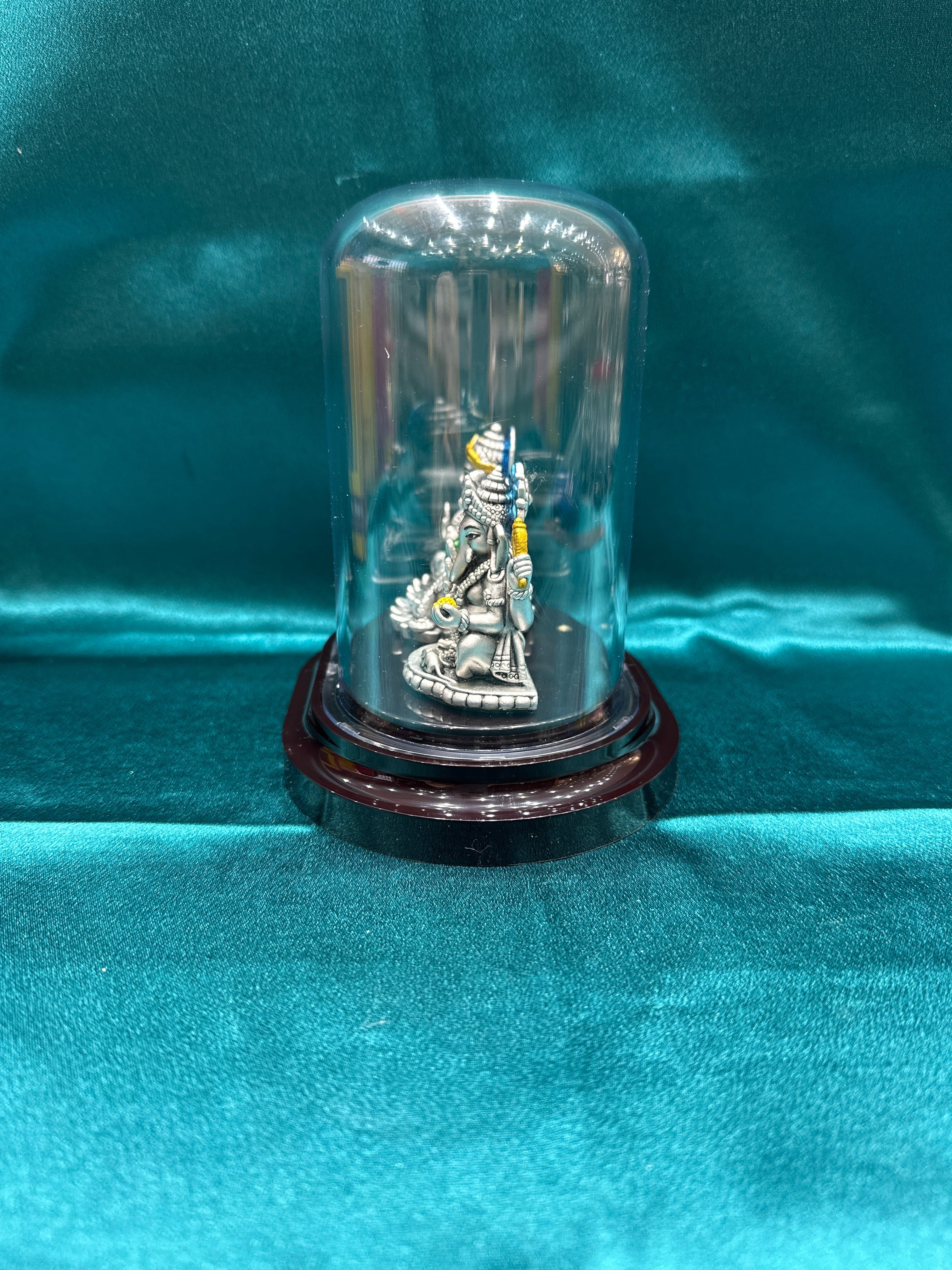 Pure Silver  Lakshmi Ganesh Ji Idol (Murti)