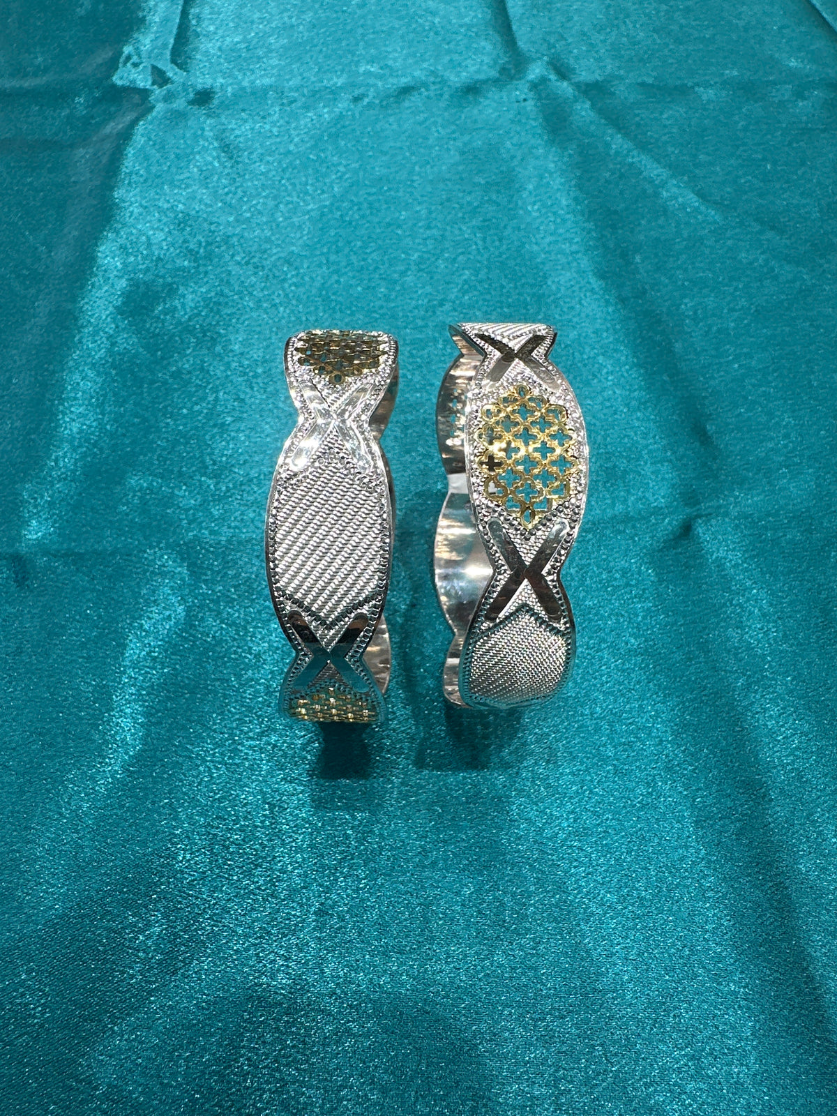 Designer Silver Bangles