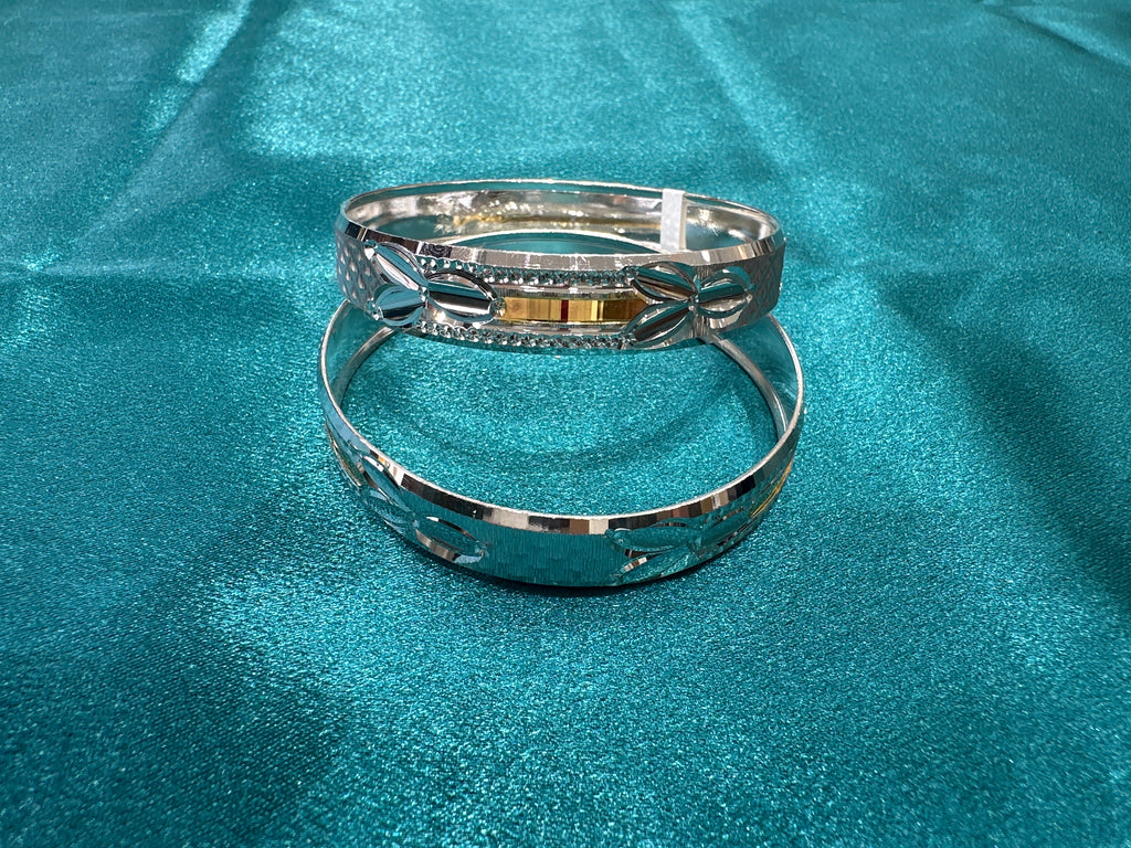 Designer Silver Bangles