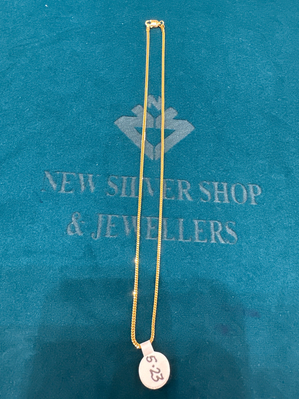 22K Gold Chain (Box Foxtail Design)
