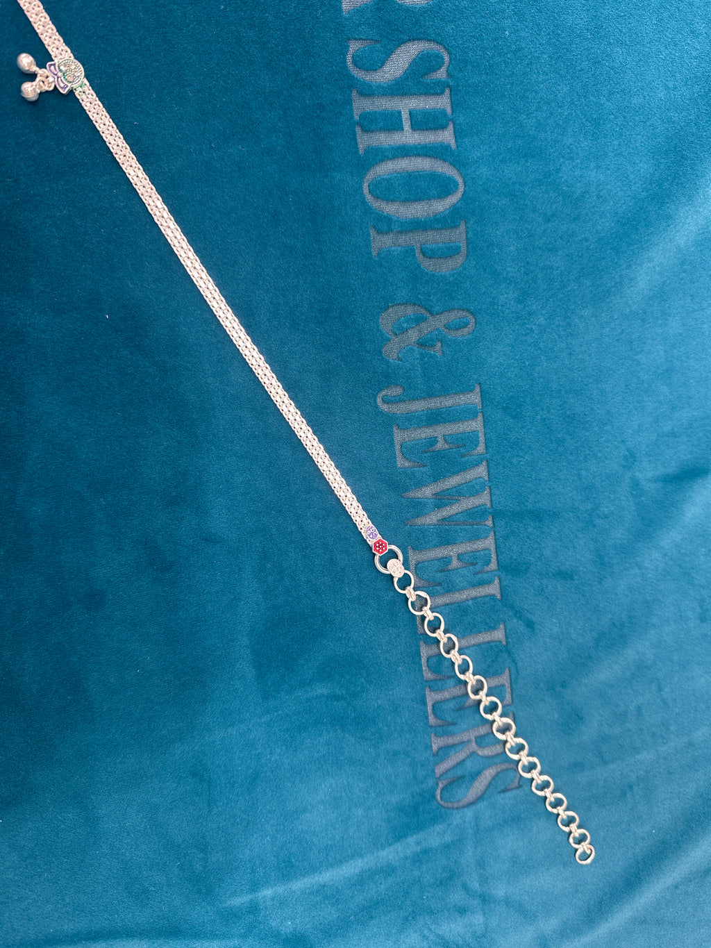 Waist belt in silver