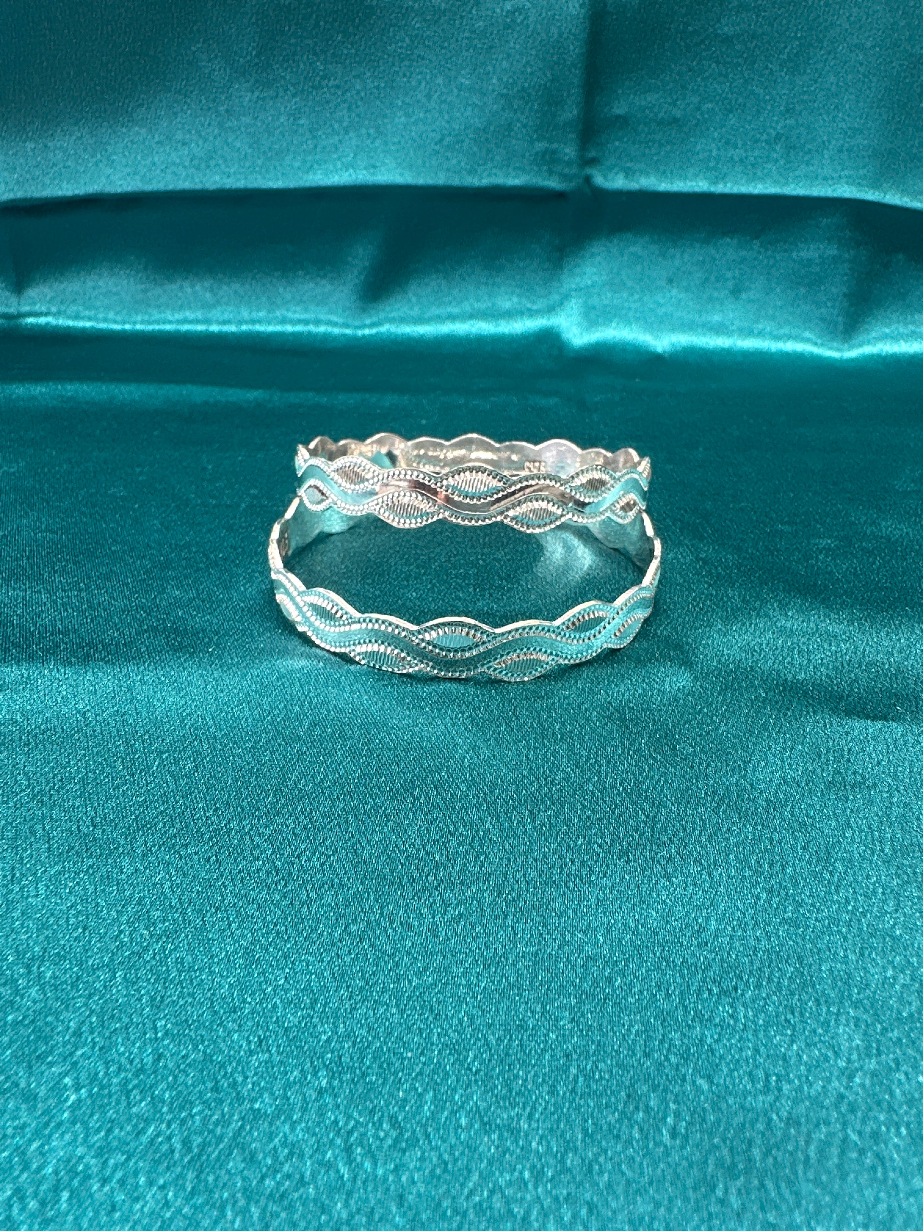 Designer Silver Bangles