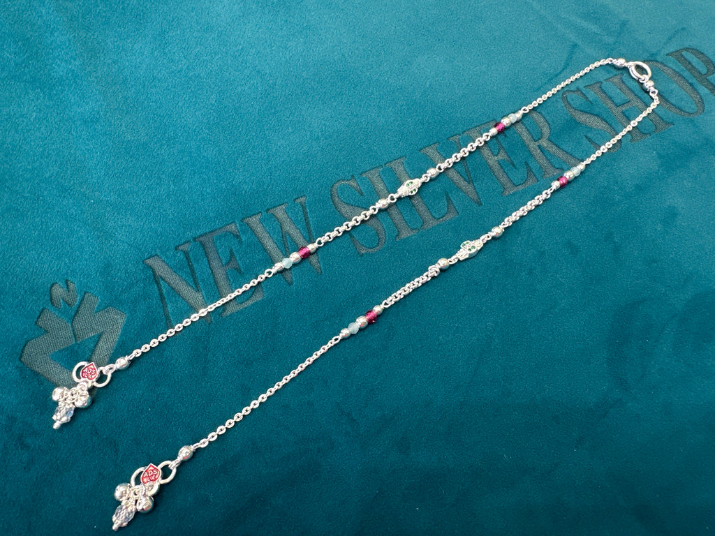 Women’s Fancy/Traditional Silver Anklet