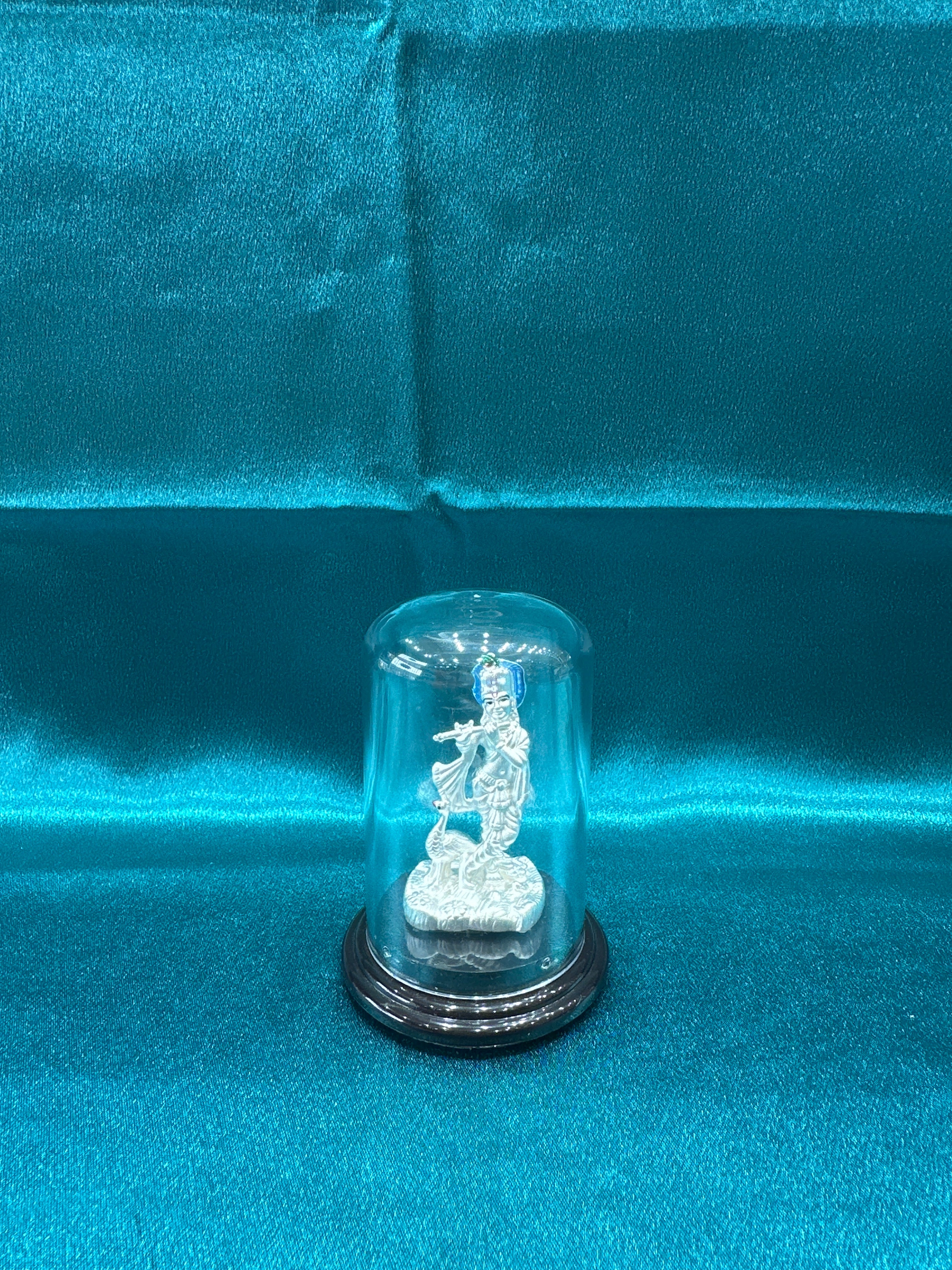 Pure Silver Krishna Ji Idol (Murti)