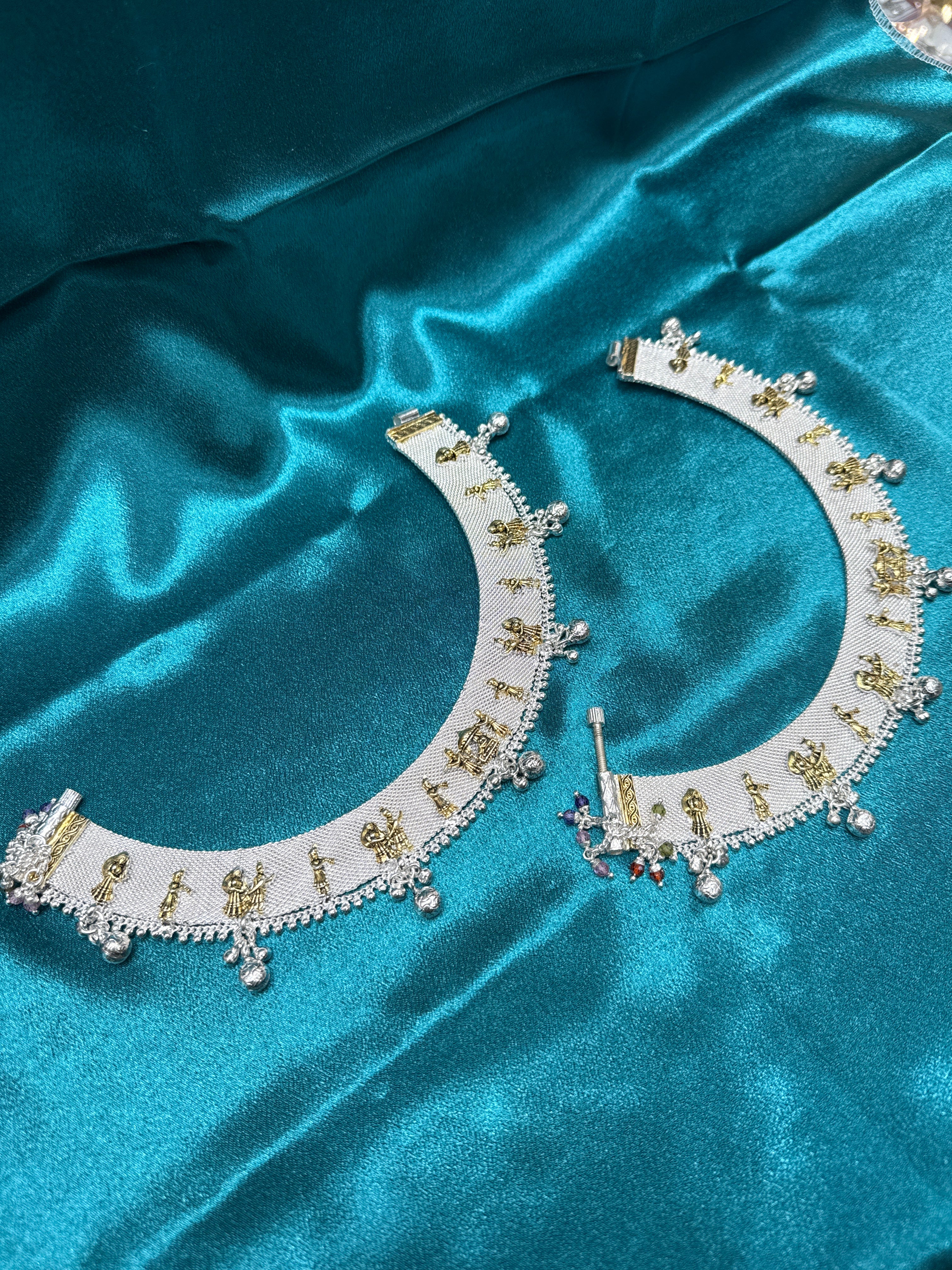 Women’s Traditional Heavy Weight Silver Anklet