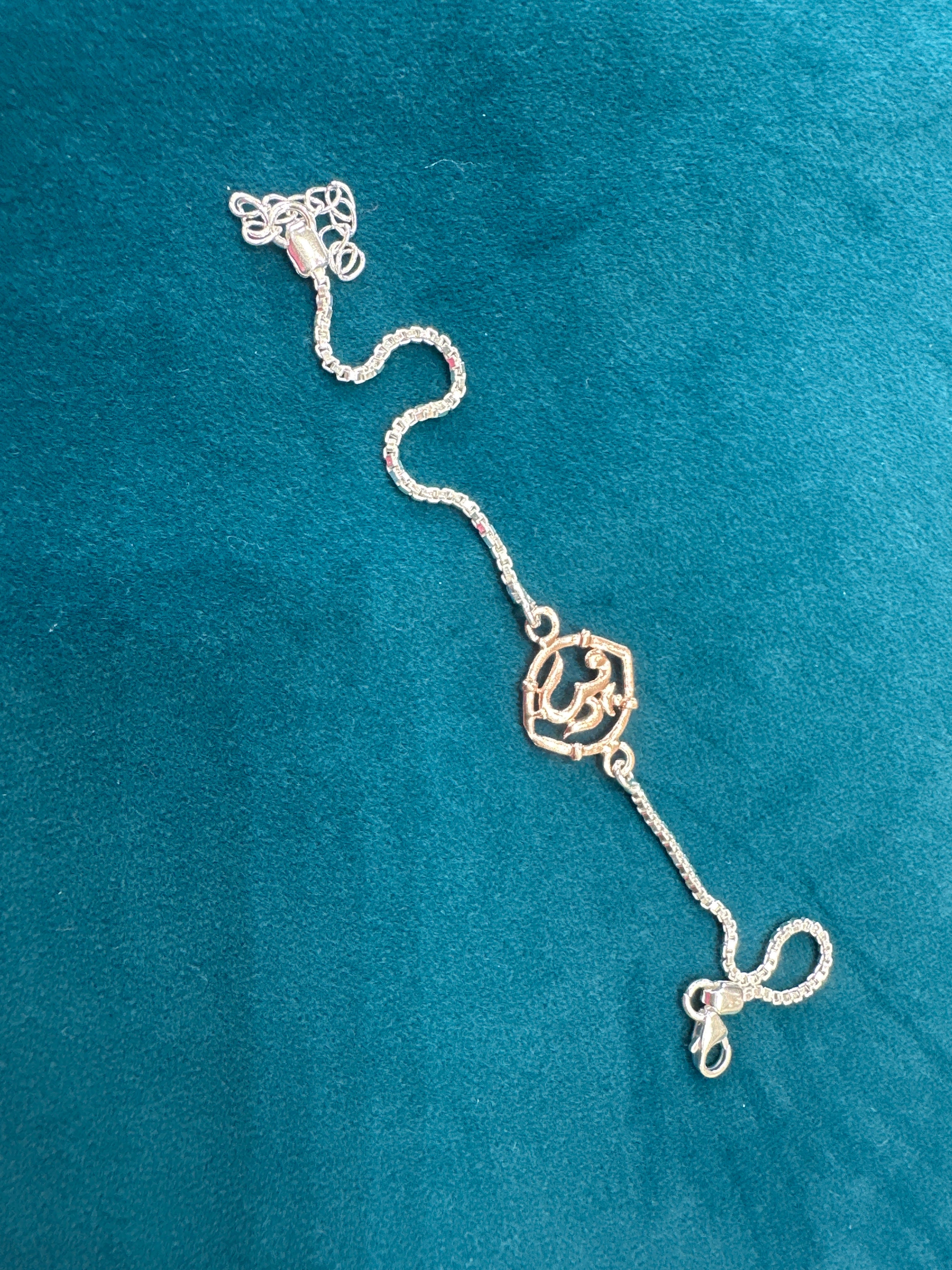 Silver Fancy Rakhi