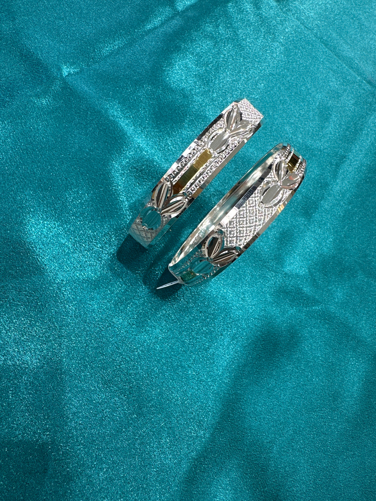 Designer Silver Bangles