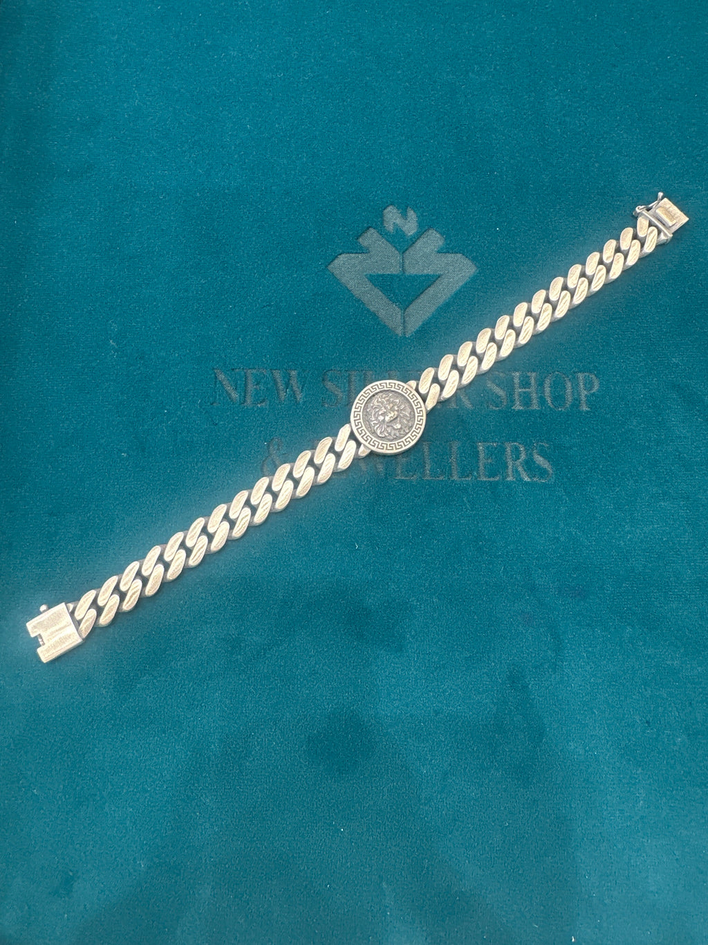 Men’s Designer Silver Bracelet (10mm)
