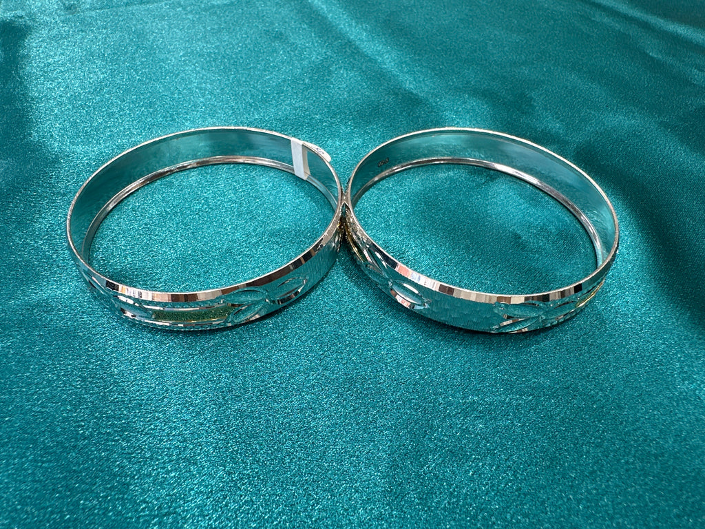 Designer Silver Bangles