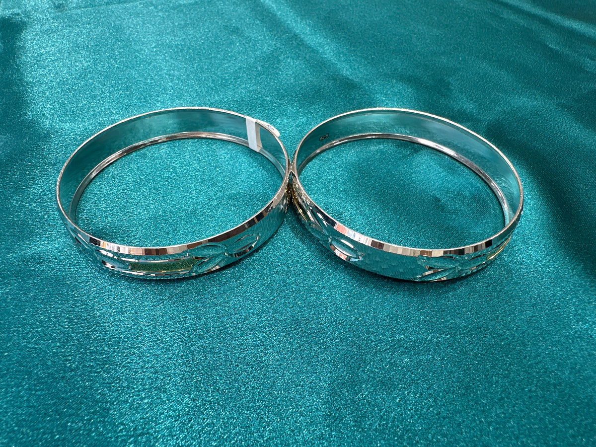 Designer Silver Bangles