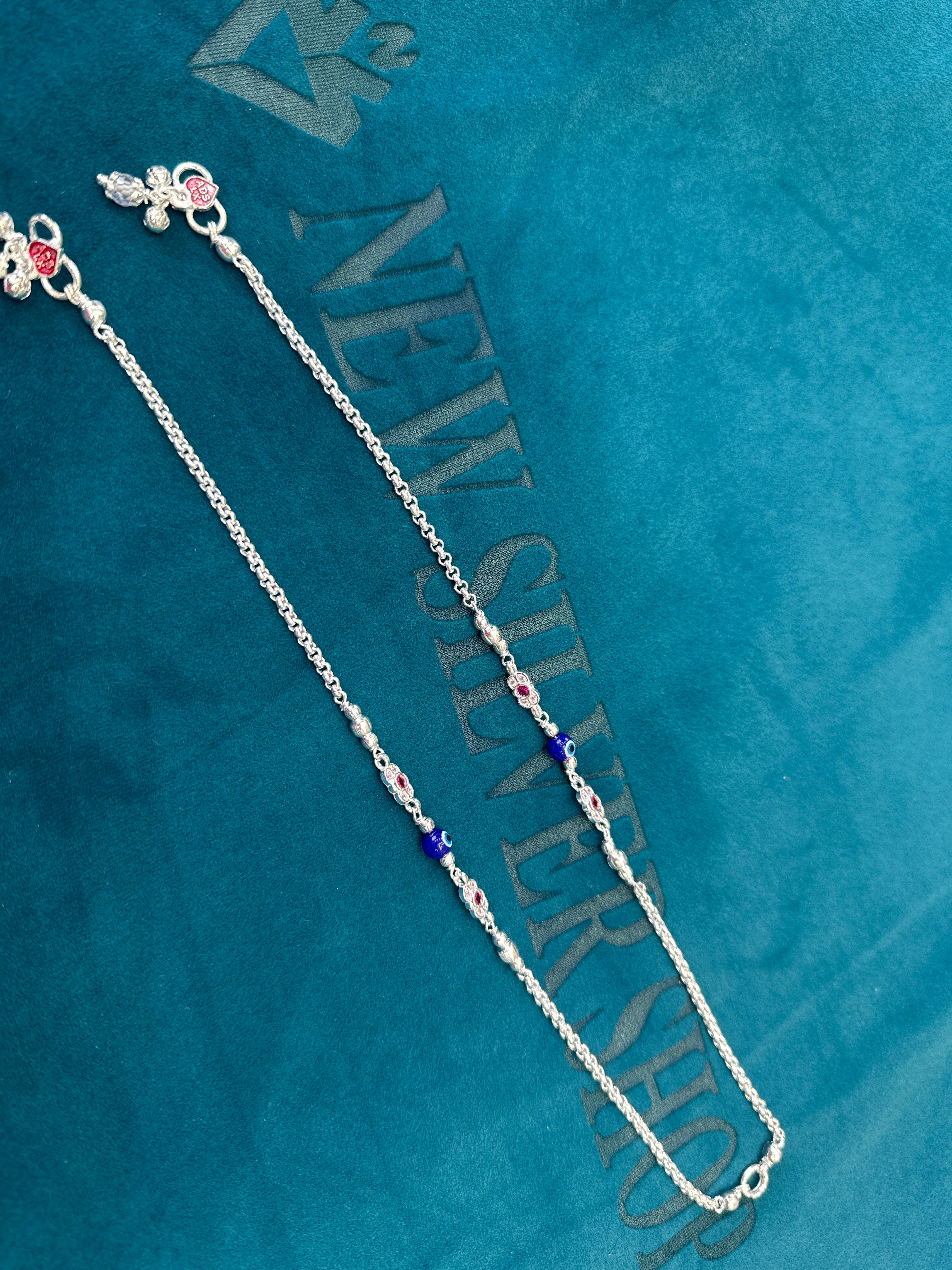 Women’s Fancy/Traditional Silver Anklet