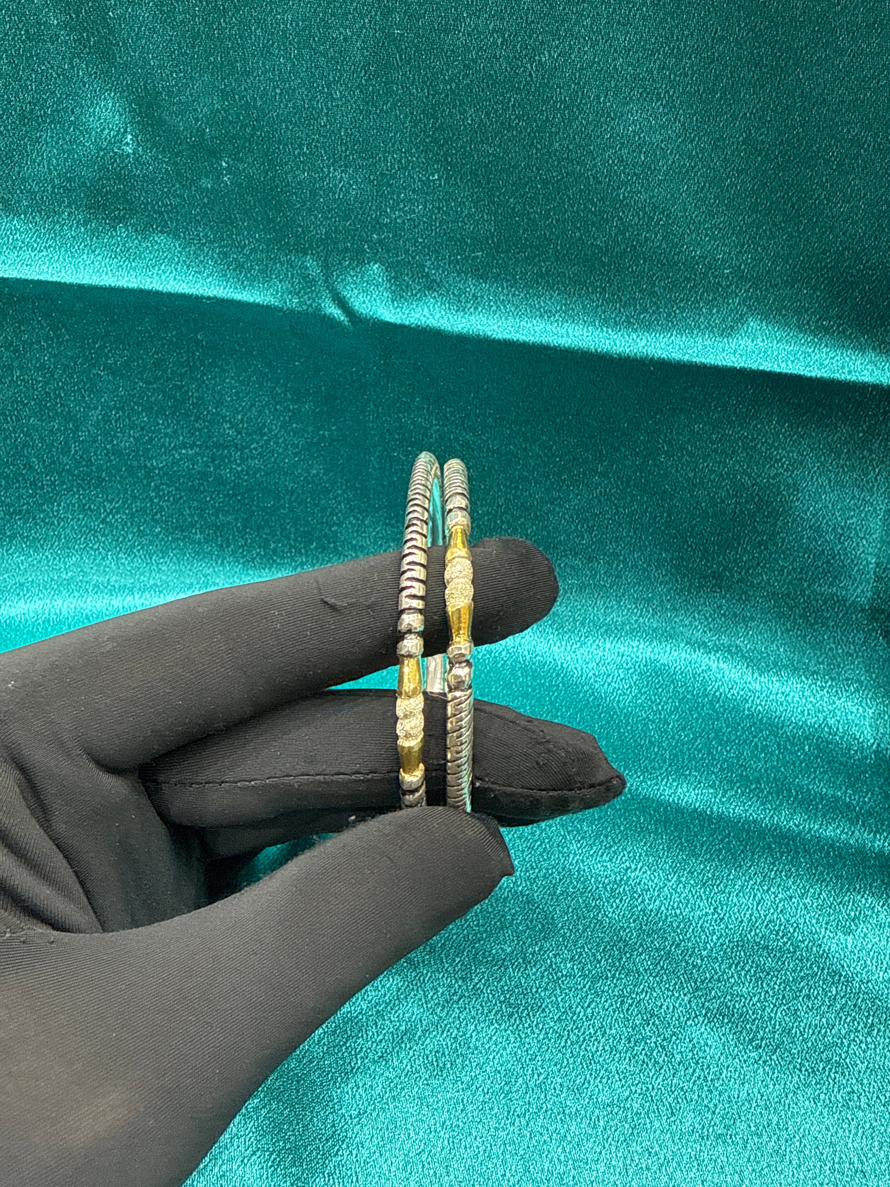 Designer Silver Bangles