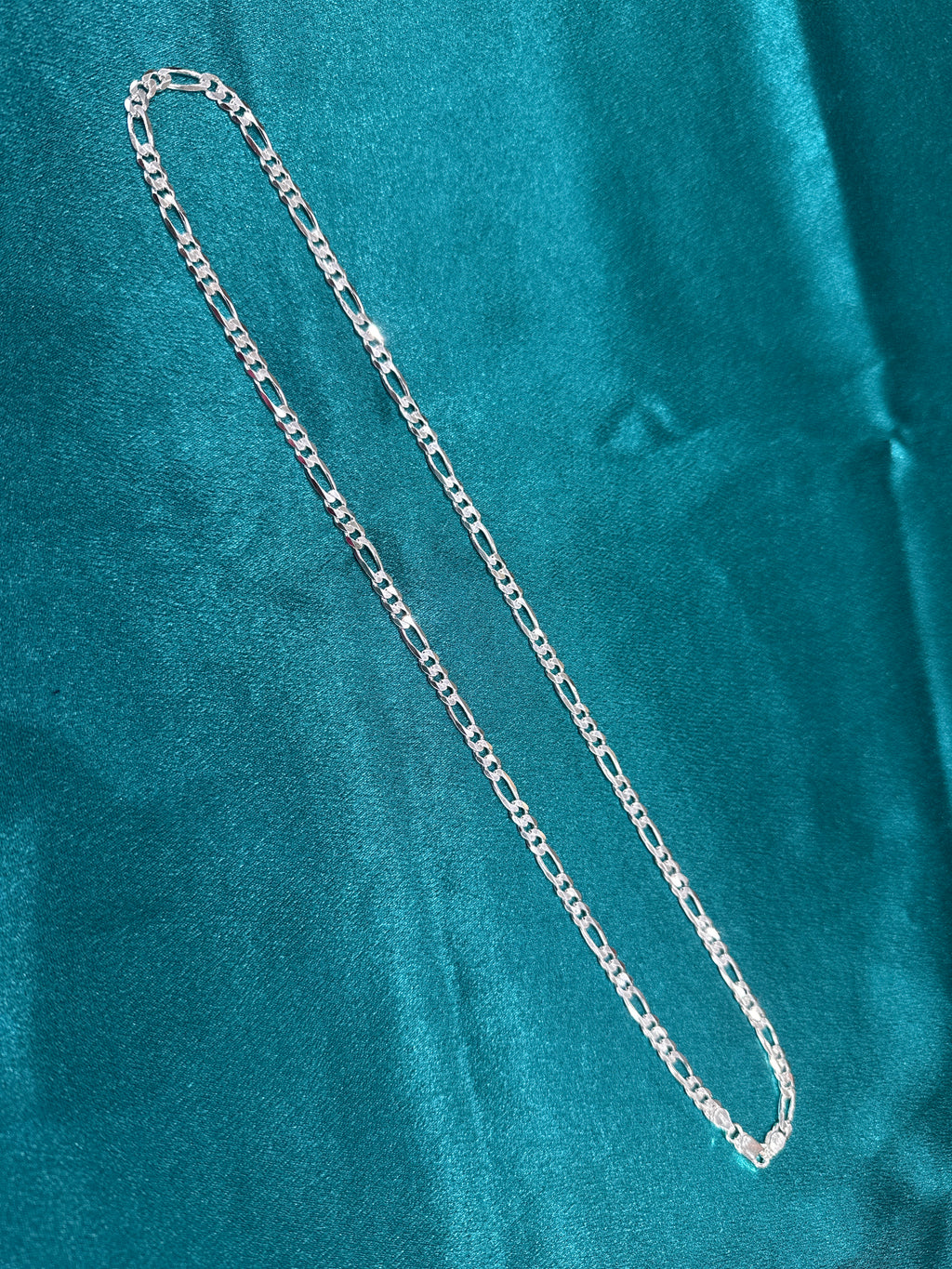 4mm Figaro silver chain