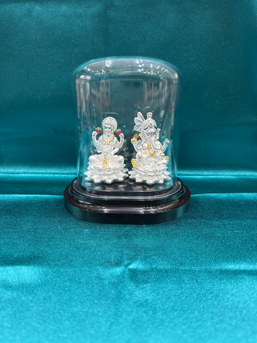 Pure Silver  Lakshmi Ganesh Ji Idol (Murti)