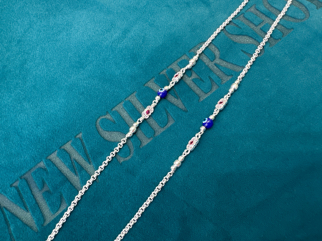 Women’s Fancy/Traditional Silver Anklet