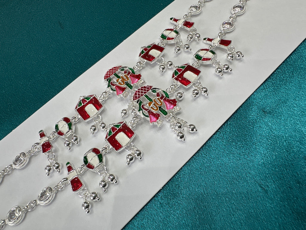 Women’s Fancy/Traditional Silver Anklet