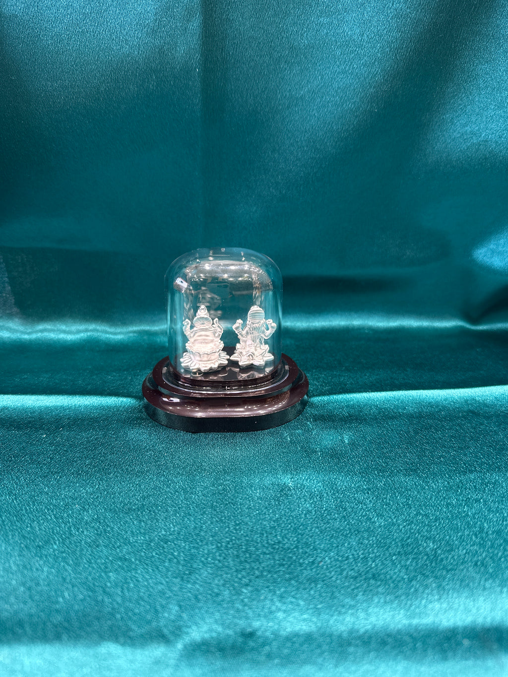 Pure Silver Lakshmi Ganesh ji Idol (Murti)