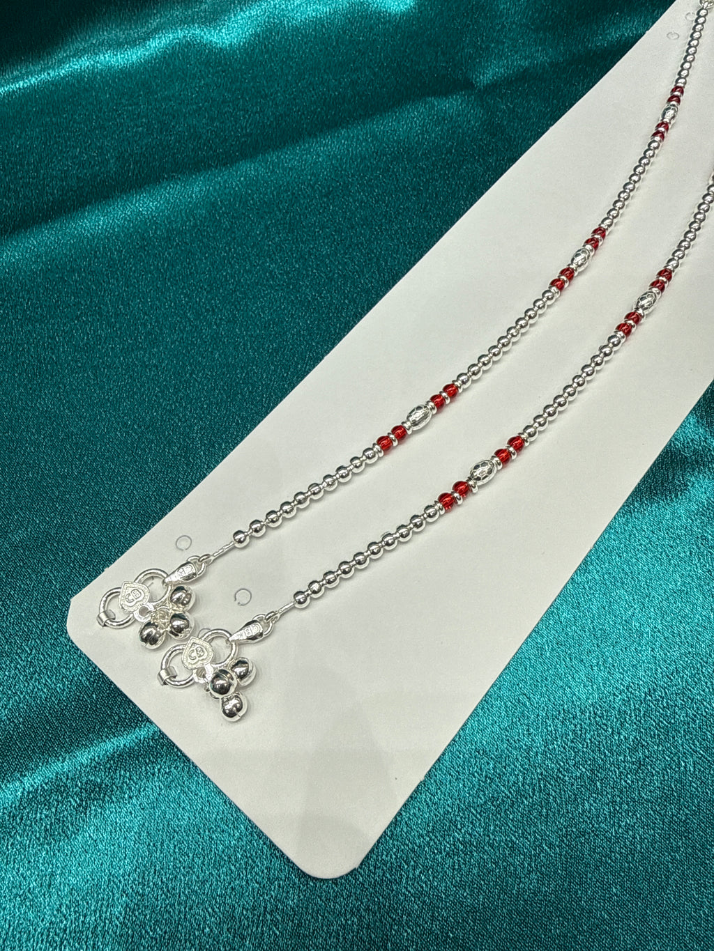 Women’s Fancy/Traditional Silver Anklet