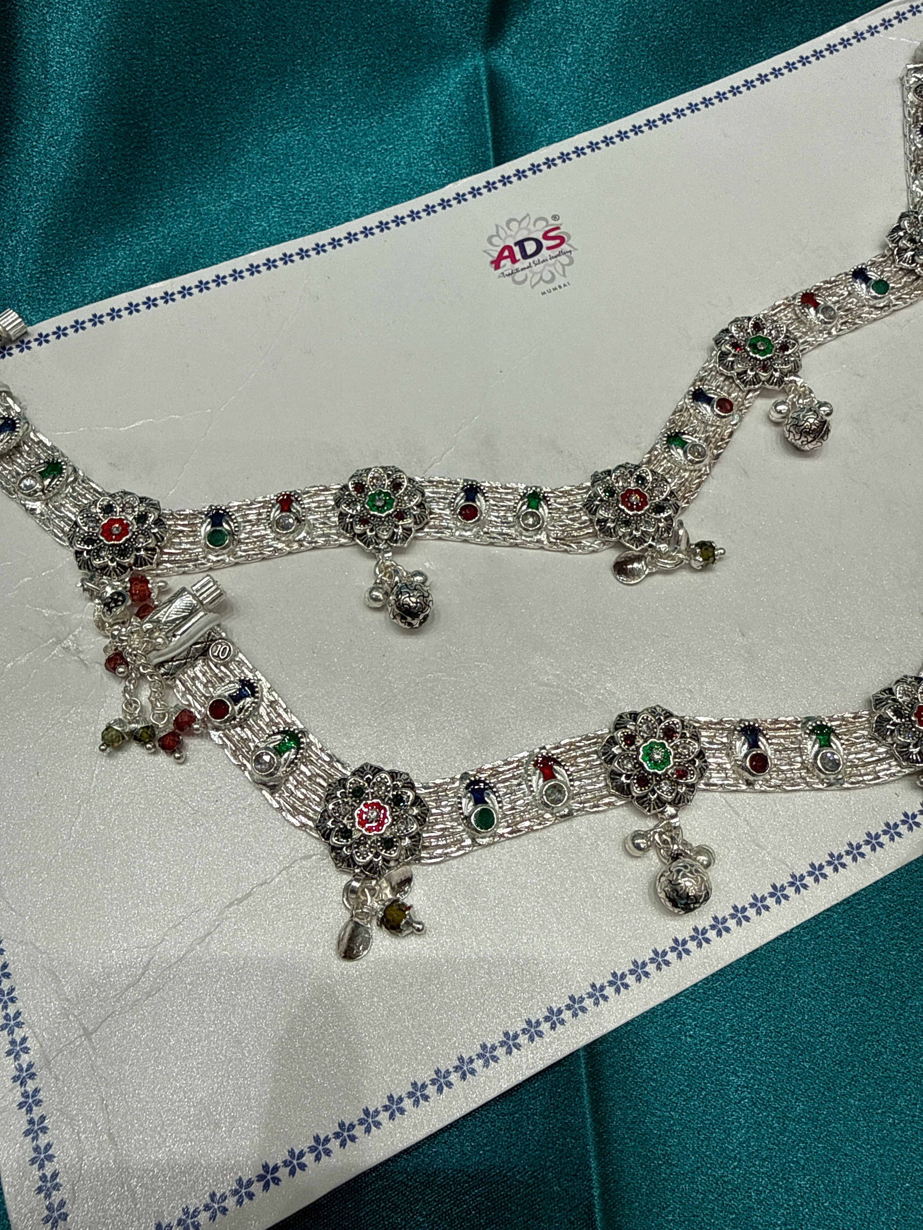 Women’s Traditional Heavy Weight Silver Anklet