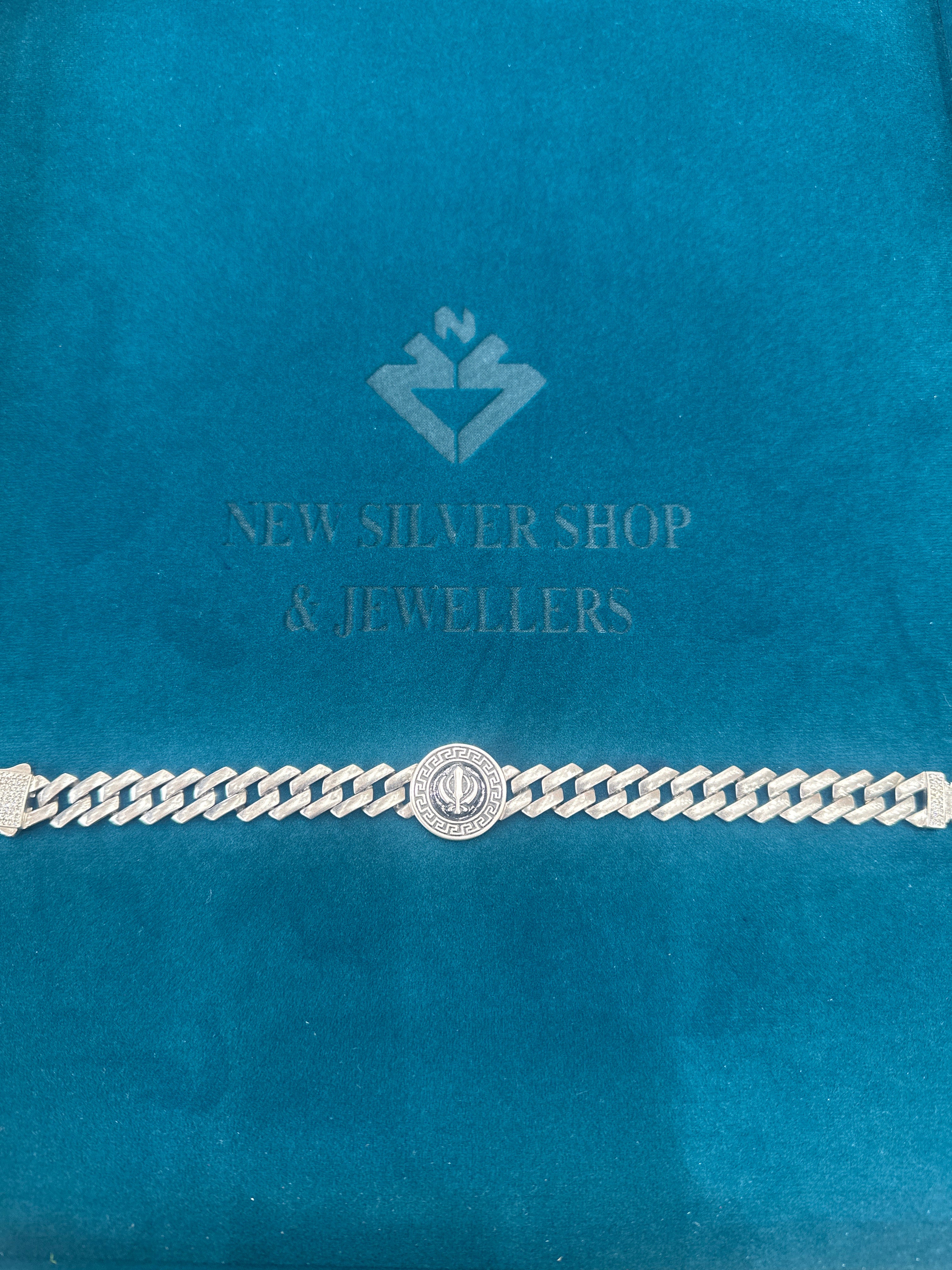 Men’s Designer Silver Bracelet (11mm)