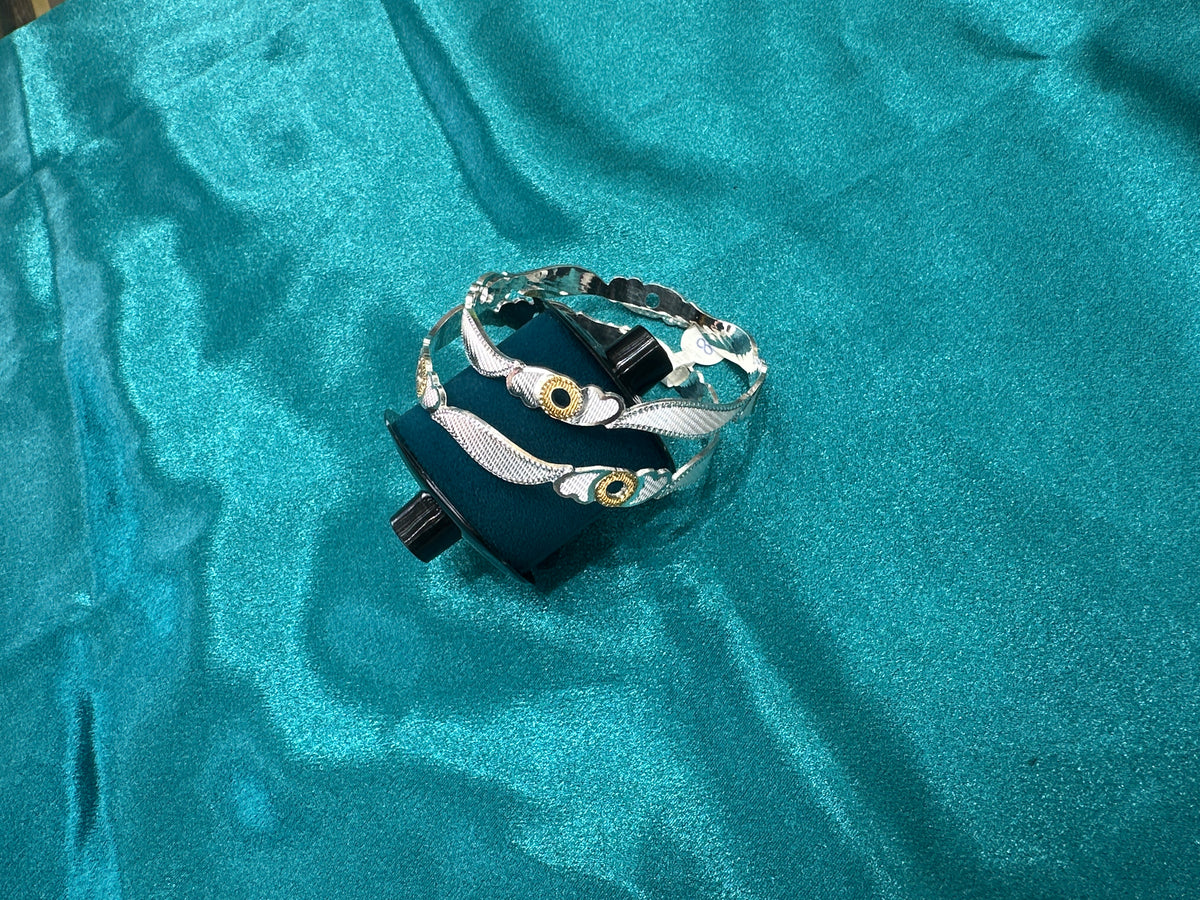 Designer Silver Bangles