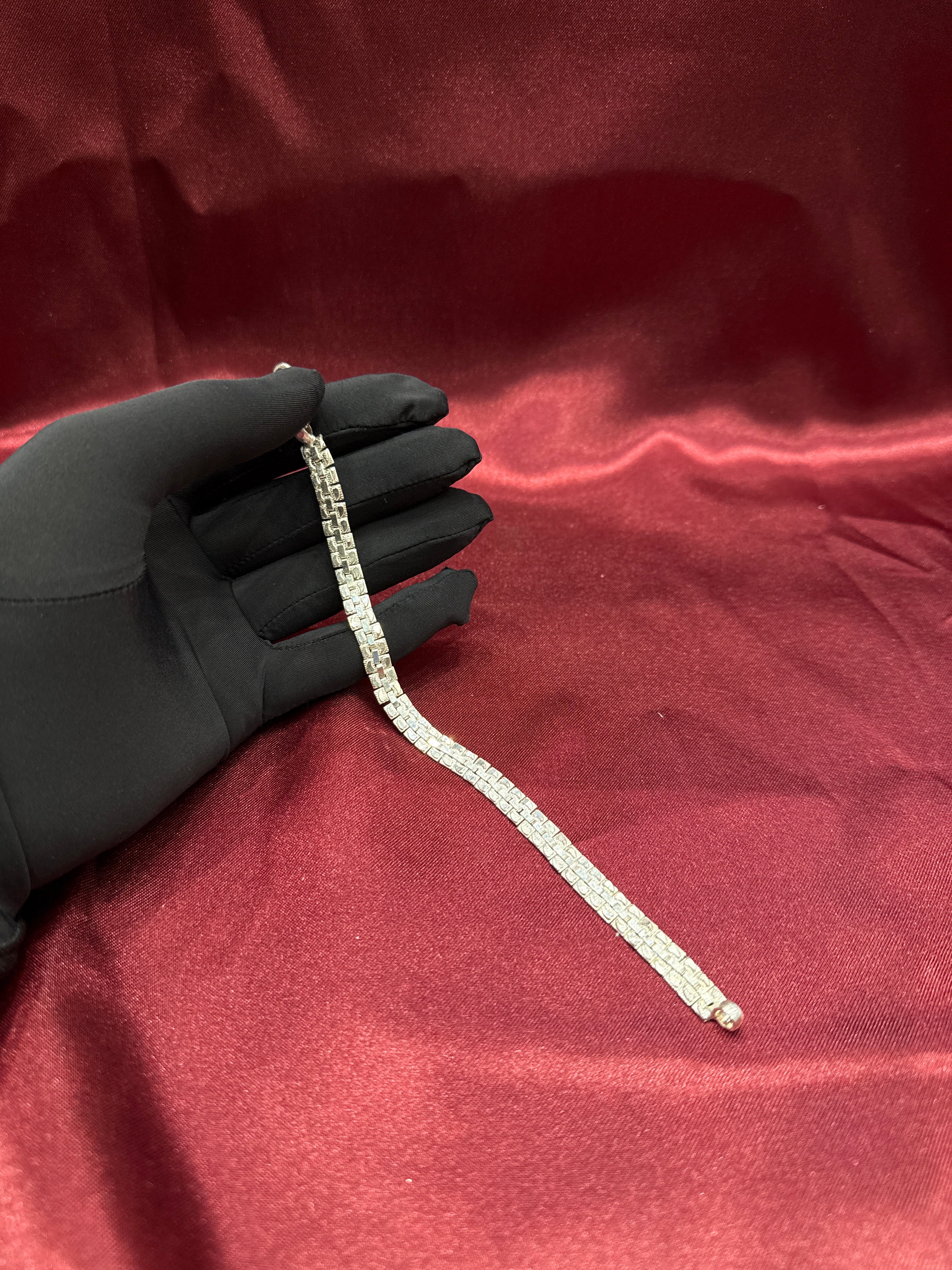 Men’s Silver Designer Bracelet (8mm)