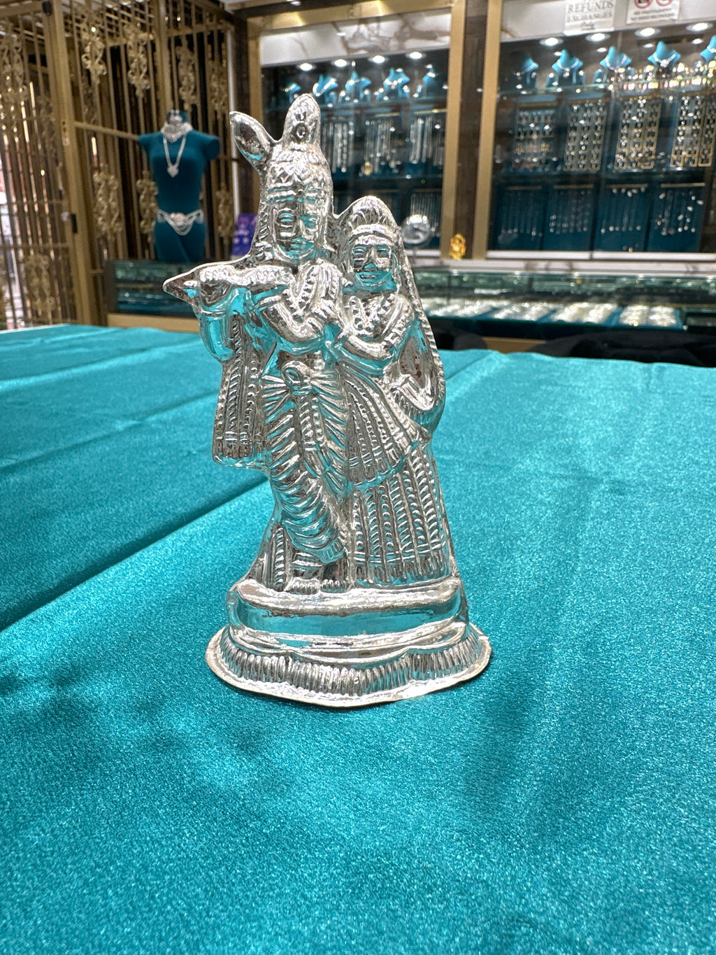 Silver Rada Krishan Ji Idol