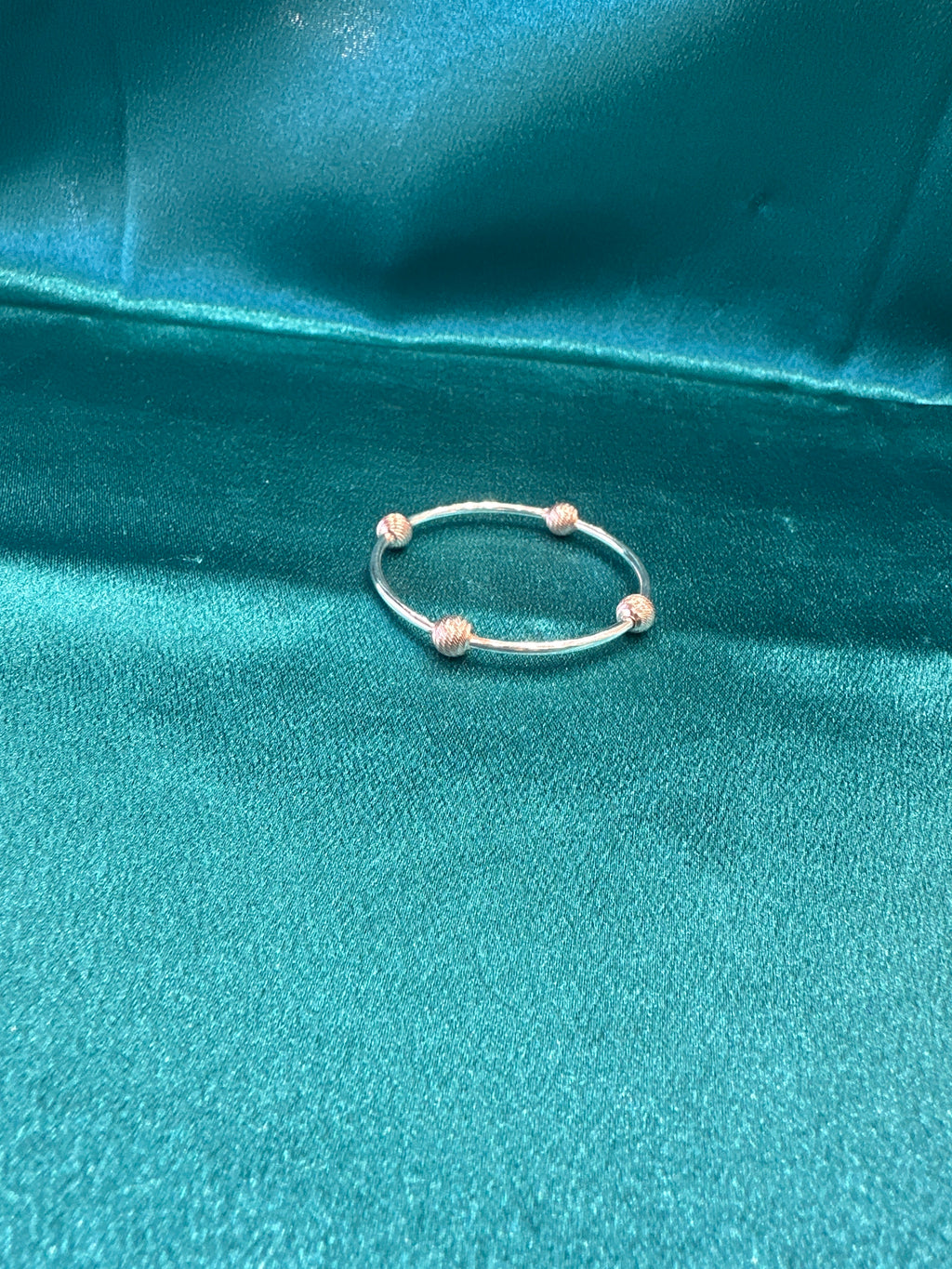 Fancy Silver baby bangles