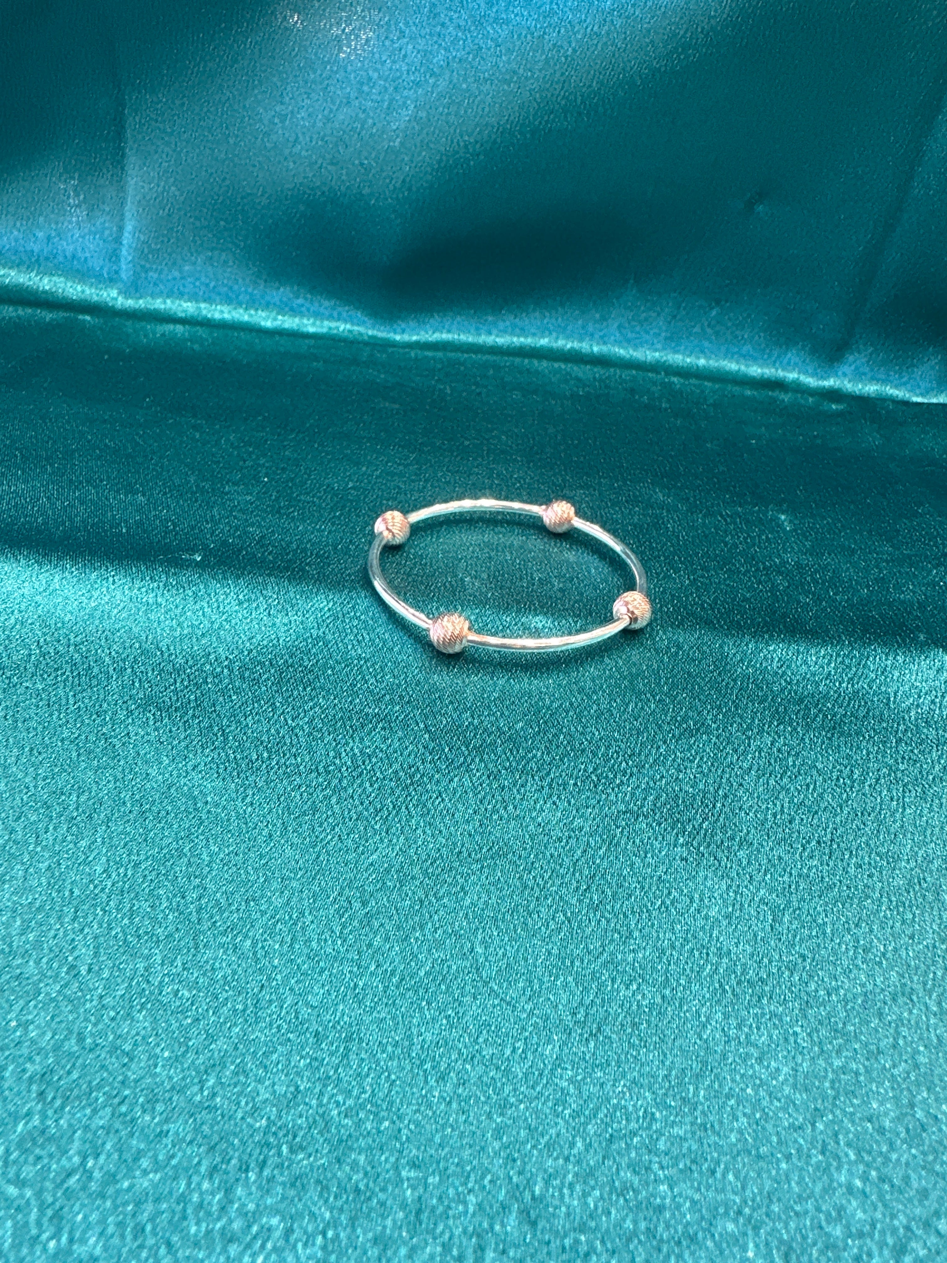 Fancy Silver baby bangles