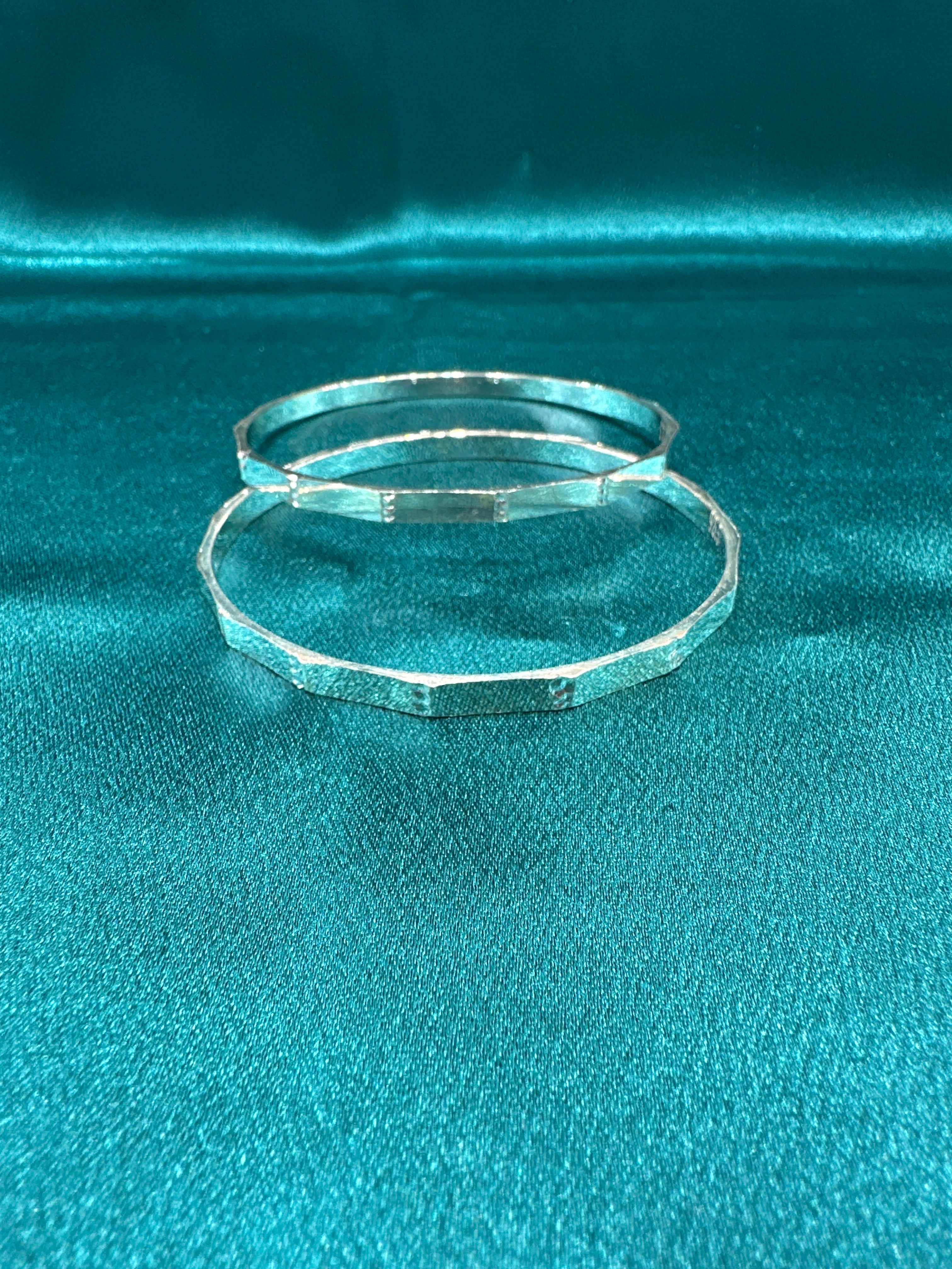 Designer Silver Bangles
