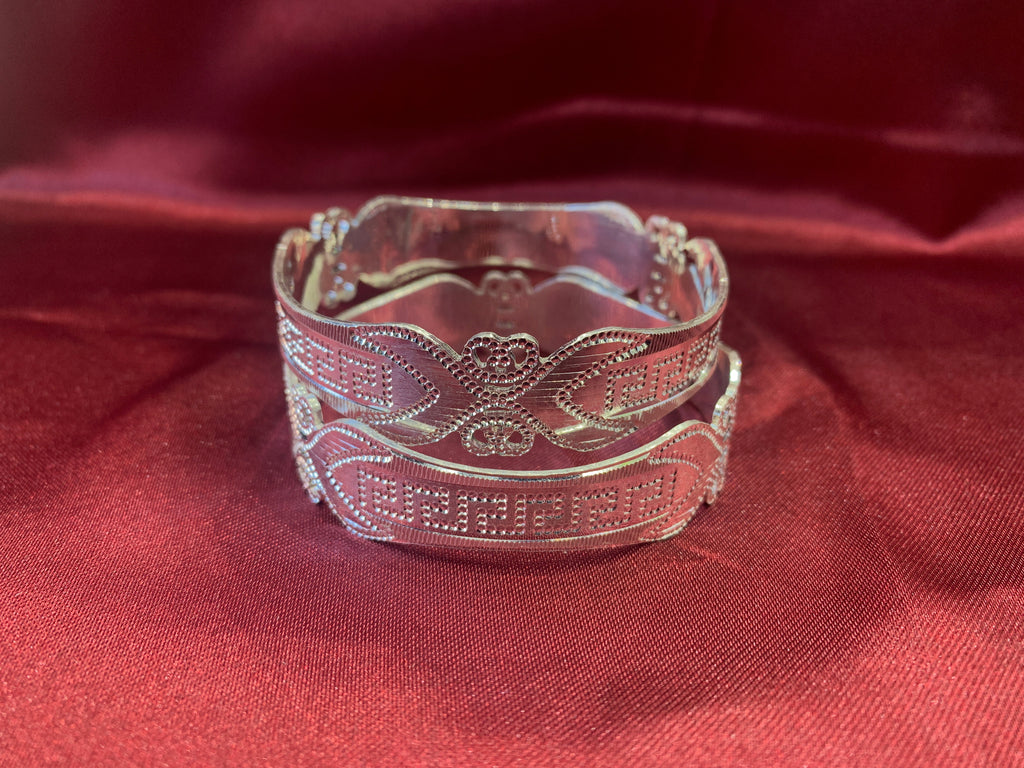 Traditional silver bangles B2