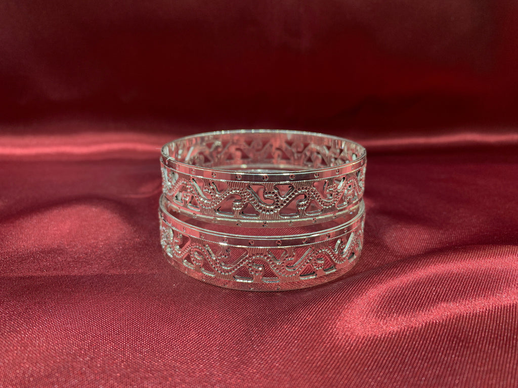 Traditional silver bangles B15