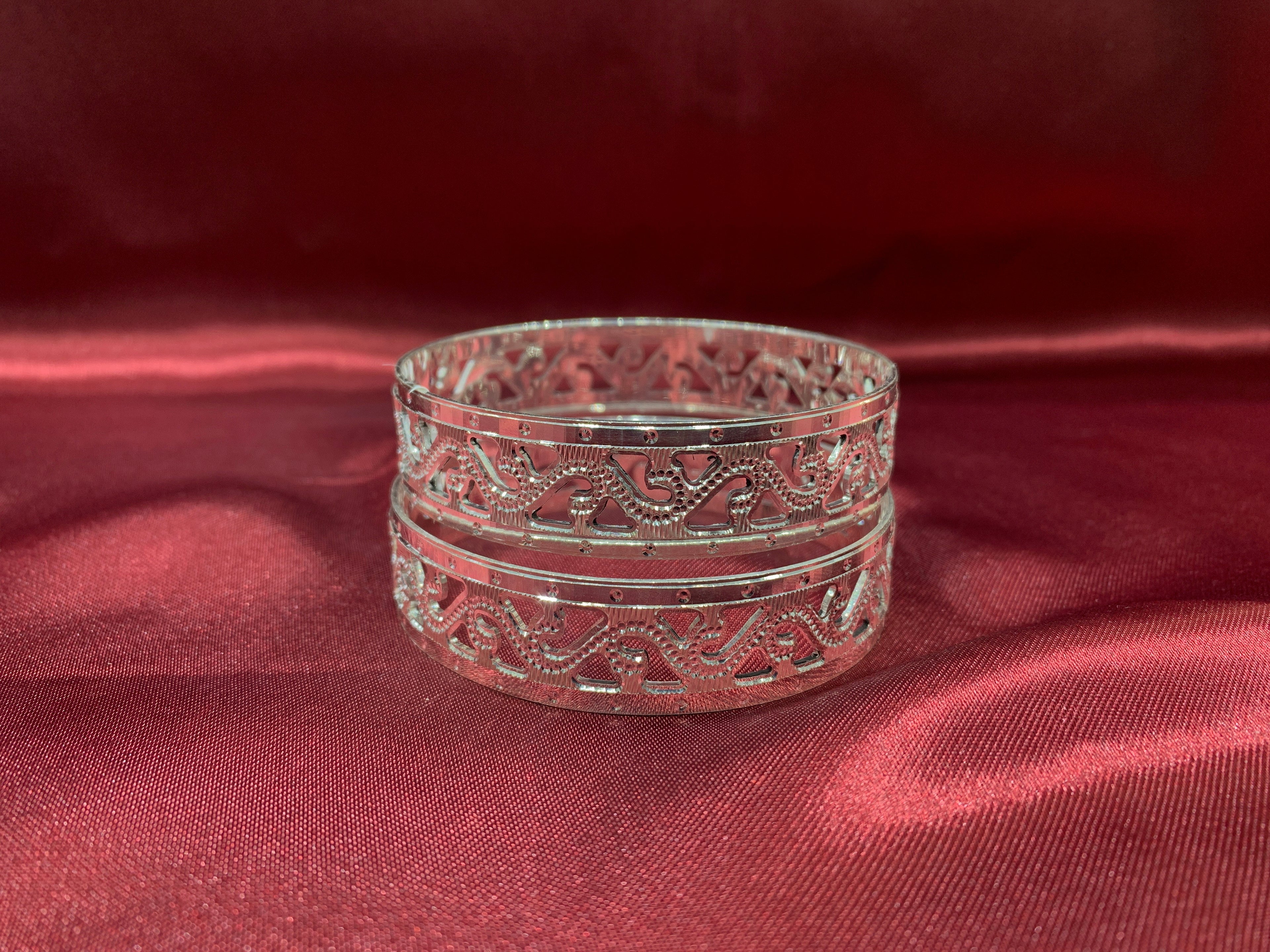 Traditional silver bangles B15