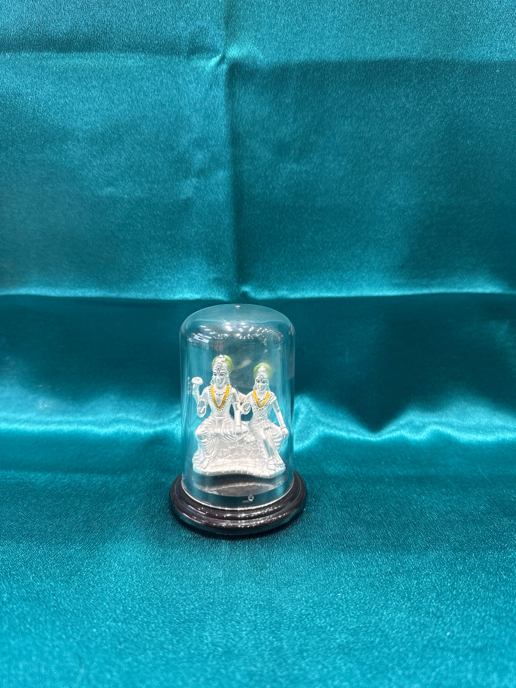Pure Silver Vishnu Lakshmi Ji Idol (Murti)