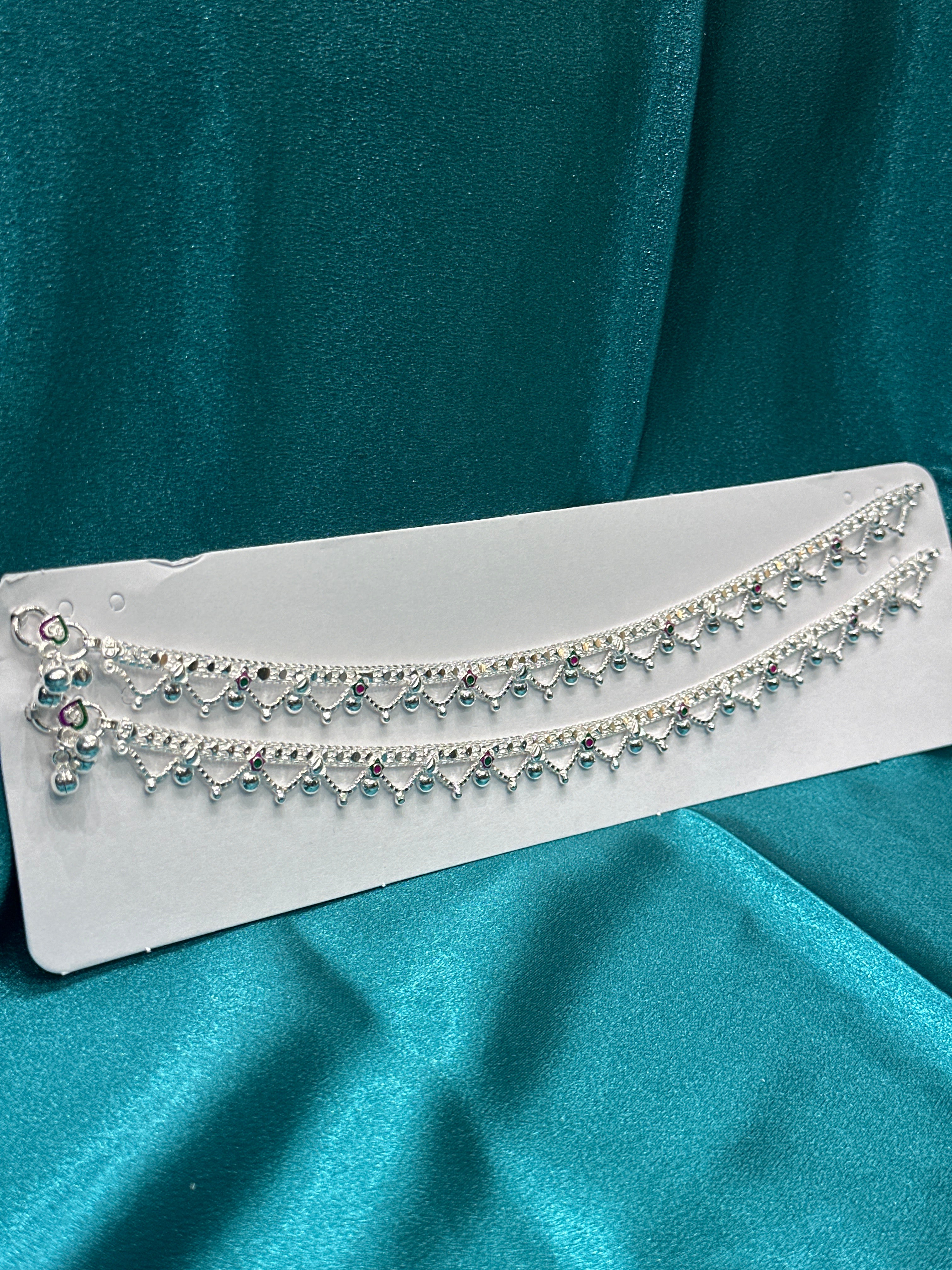 Women’s Fancy/Traditional Silver Anklet