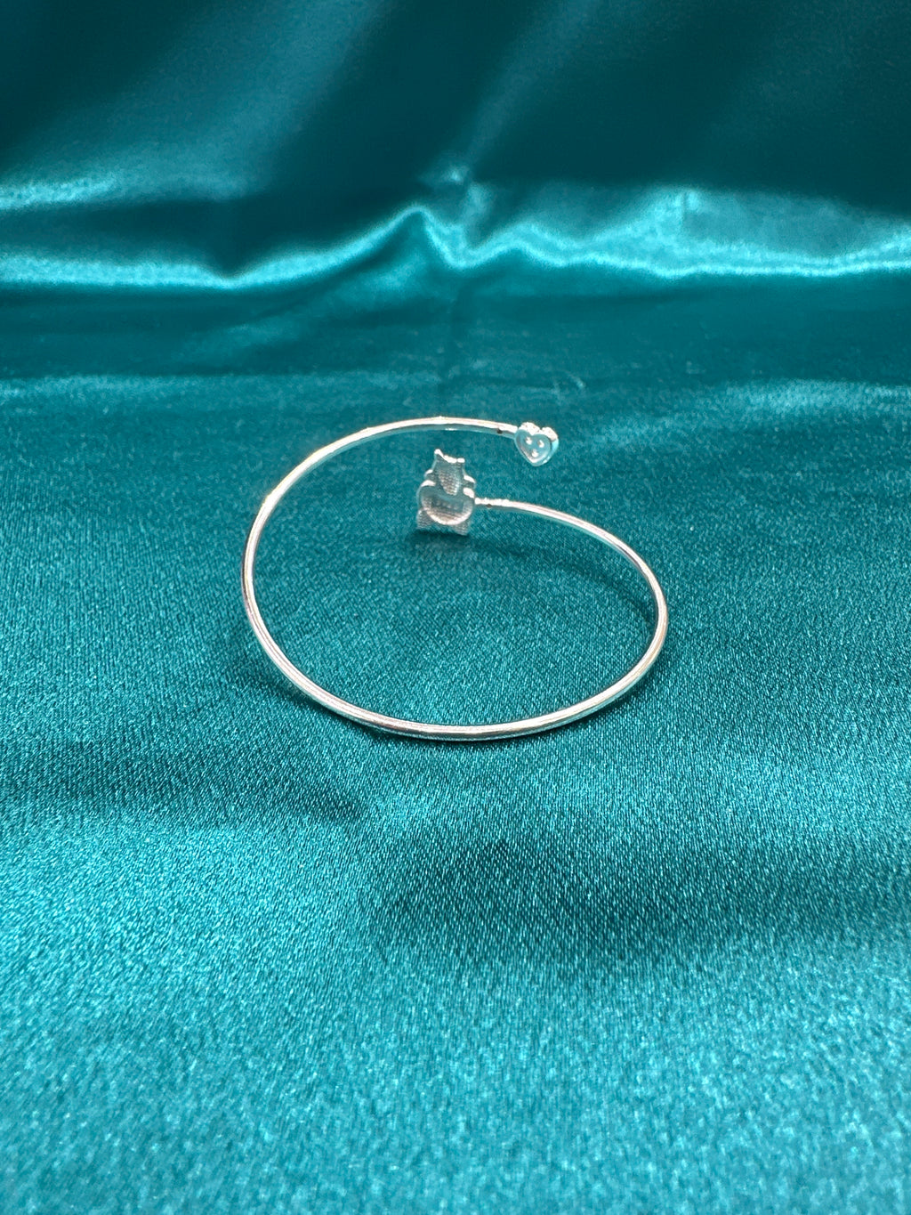 Fancy Silver baby bangles