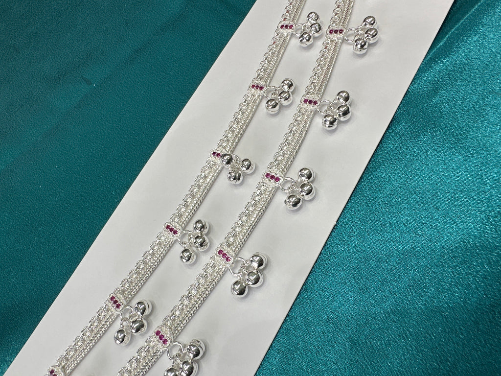 Women’s Fancy/Traditional Silver Anklet