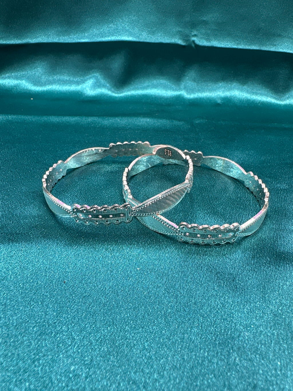 Designer Silver Bangles