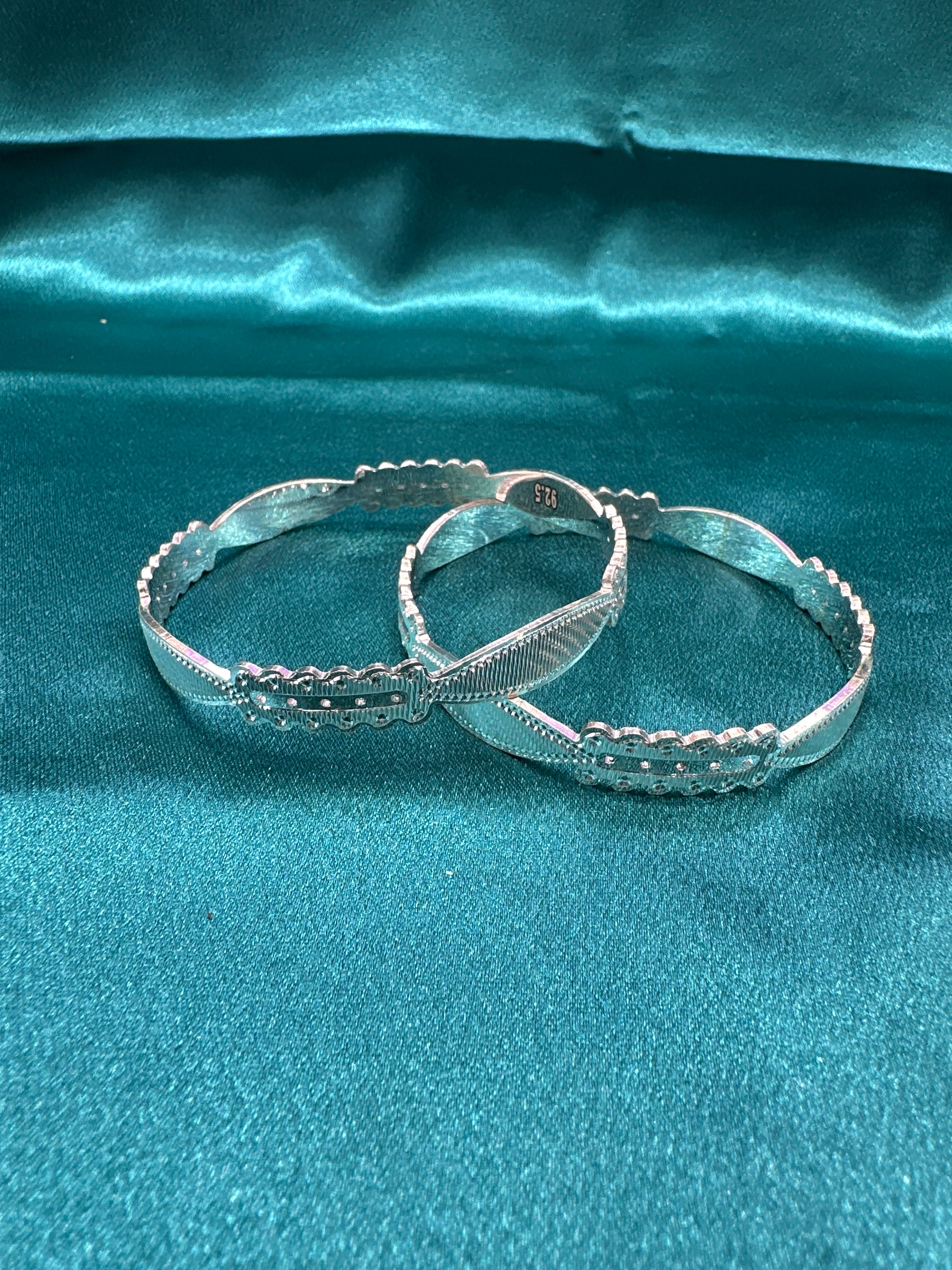 Designer Silver Bangles