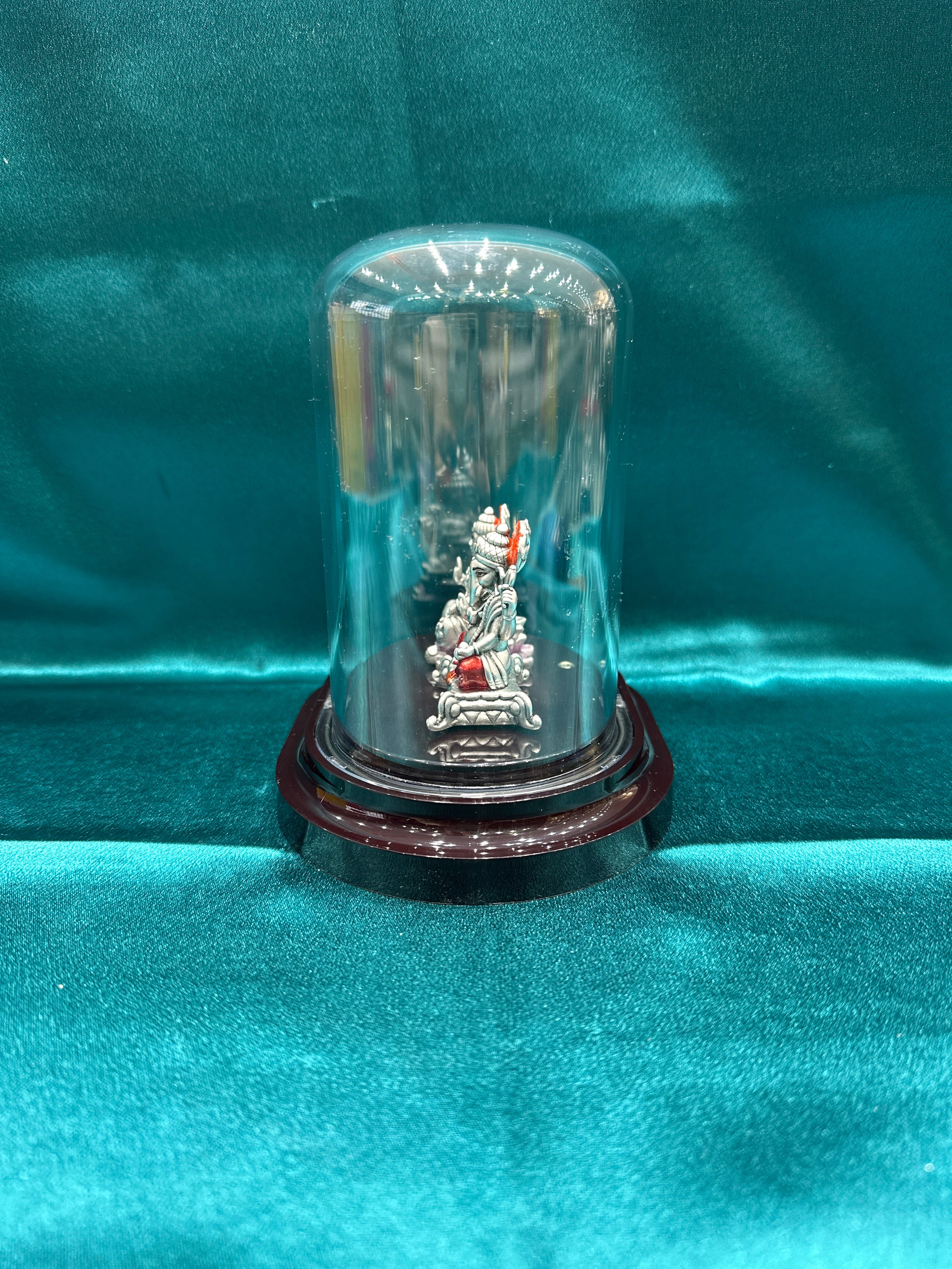 Pure Silver  Lakshmi Ganesh Ji Idol (Murti)
