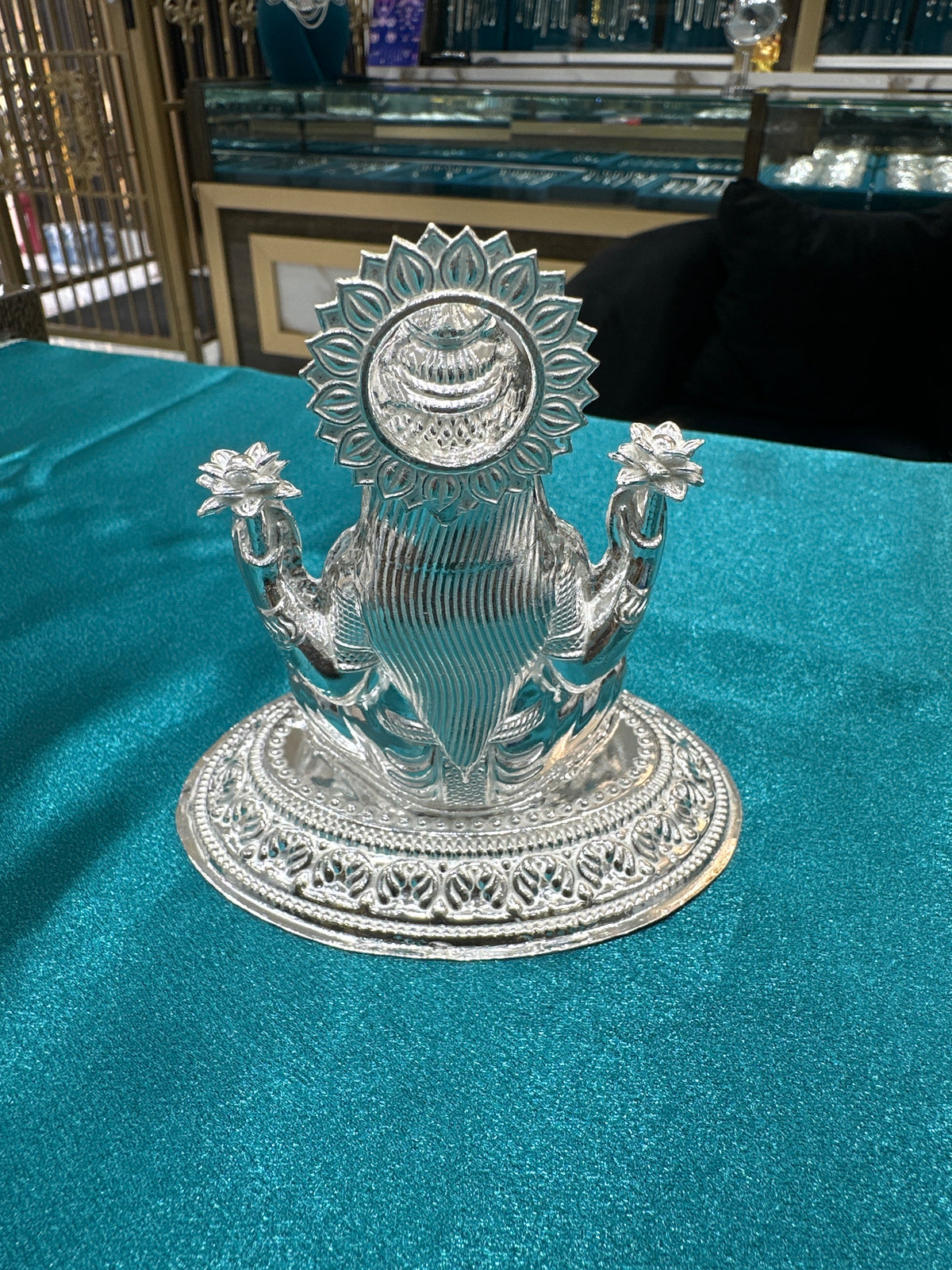 Silver Lakshmi Ji Idol