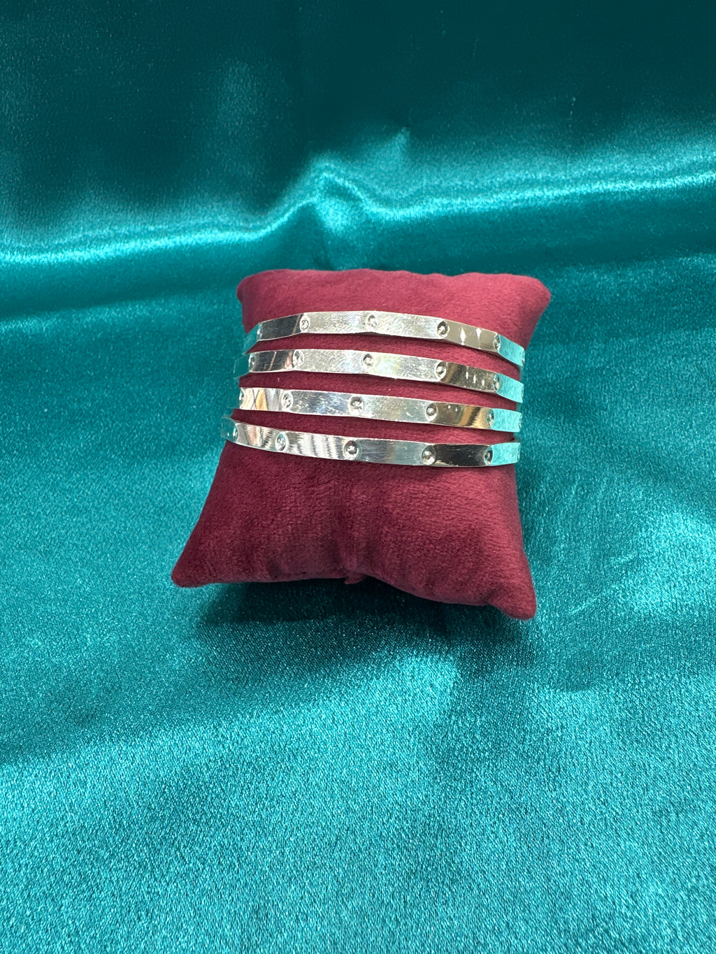 Designer Silver Bangles