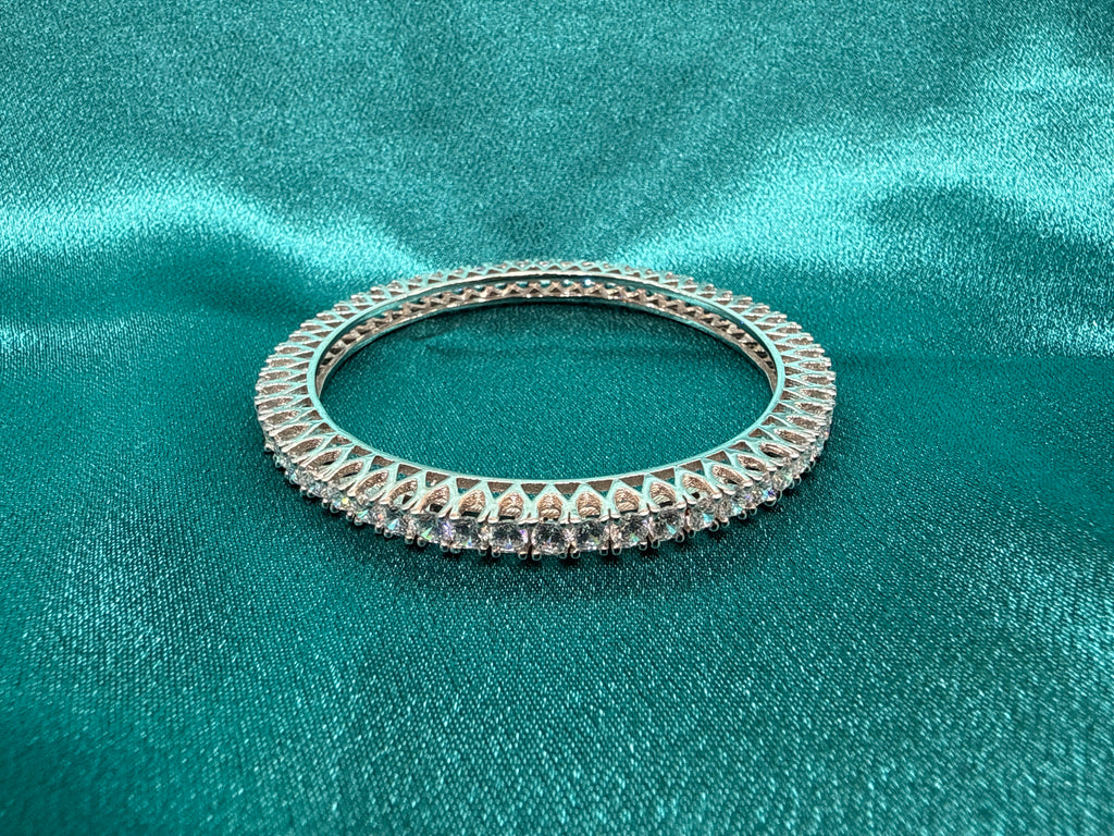 Designer Silver Bangle (Single)